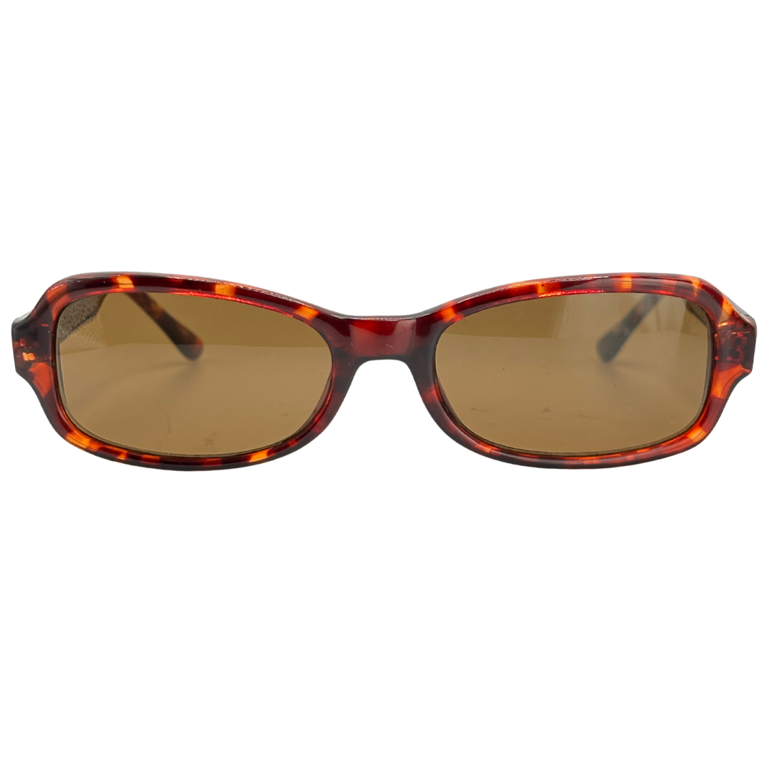 LIPTON 90's Square SunglassesTortoise/Amber-Giant Vintage Eyewear