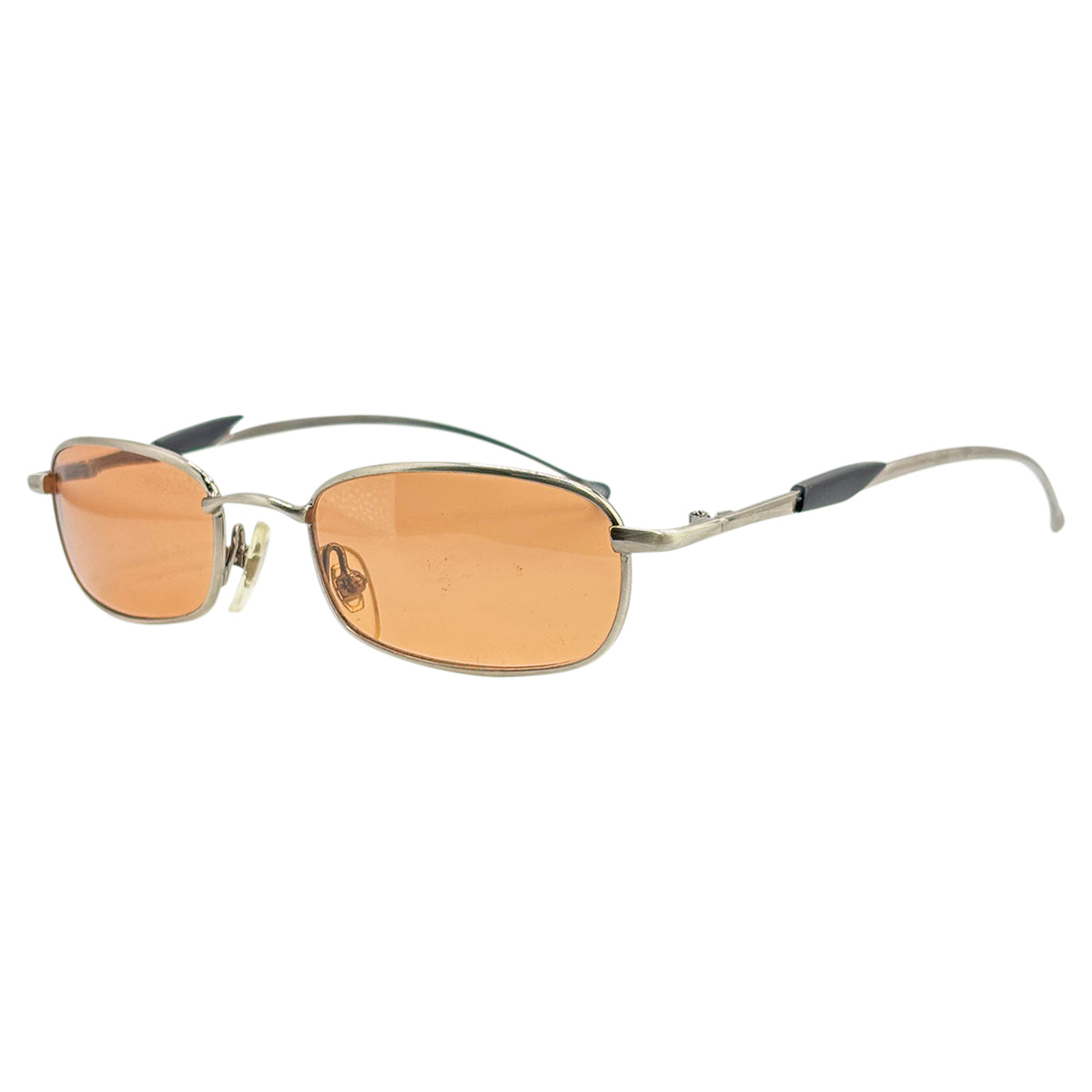 DIXIE 90's Square Oval Metal Sunglasses-Giant Vintage Eyewear