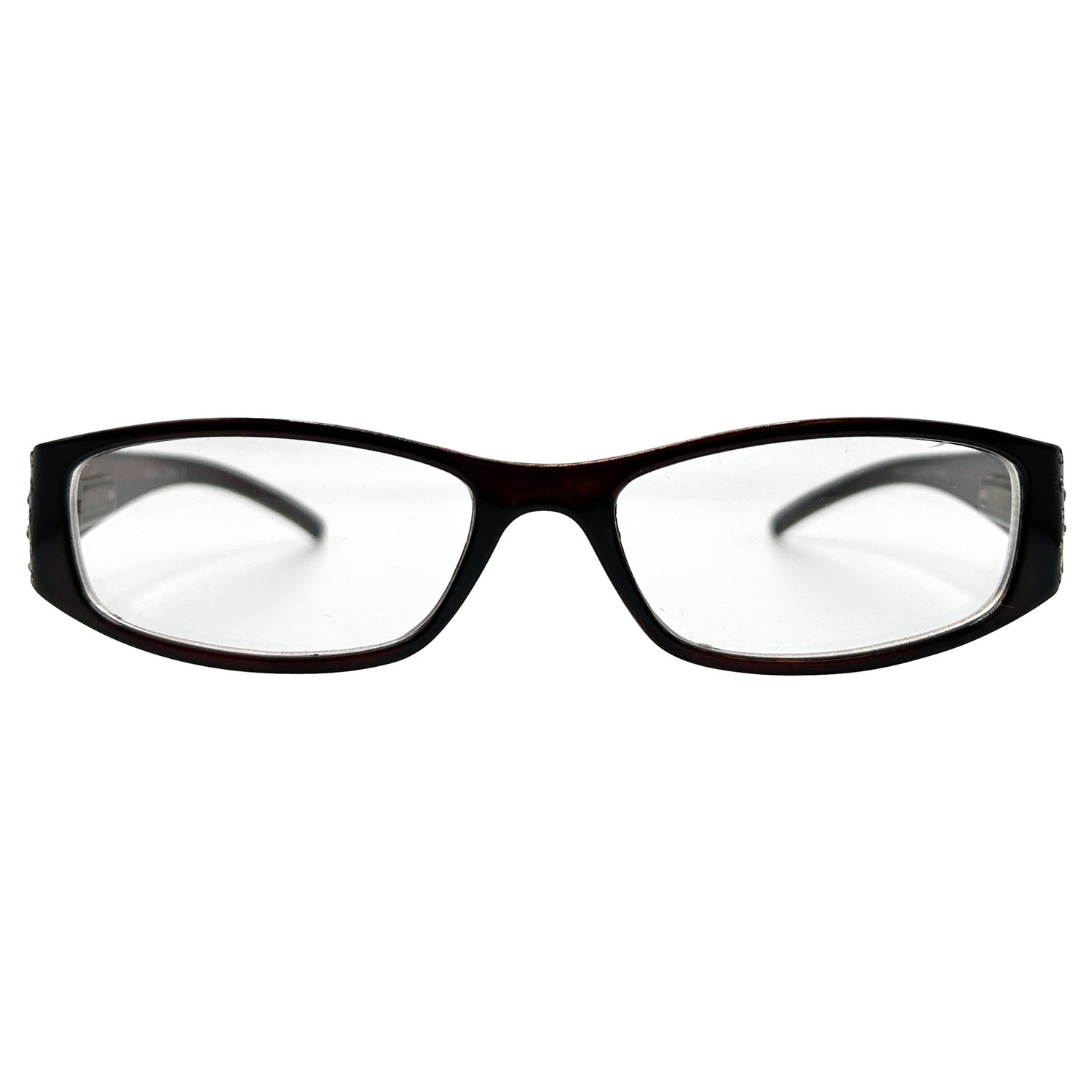 ANDROMEDA Bayonetta-Style Clear Glasses-Giant Vintage Eyewear