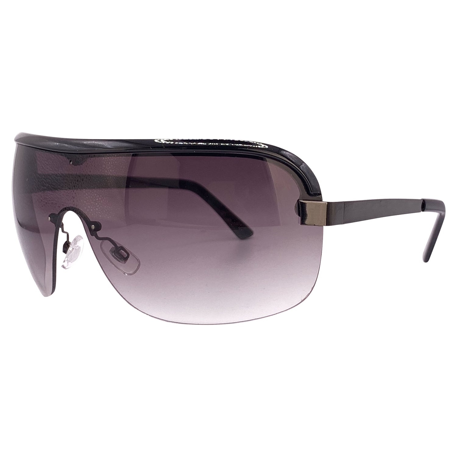 BELOW 0° Oversized Shield Sunglasses-Giant Vintage Eyewear