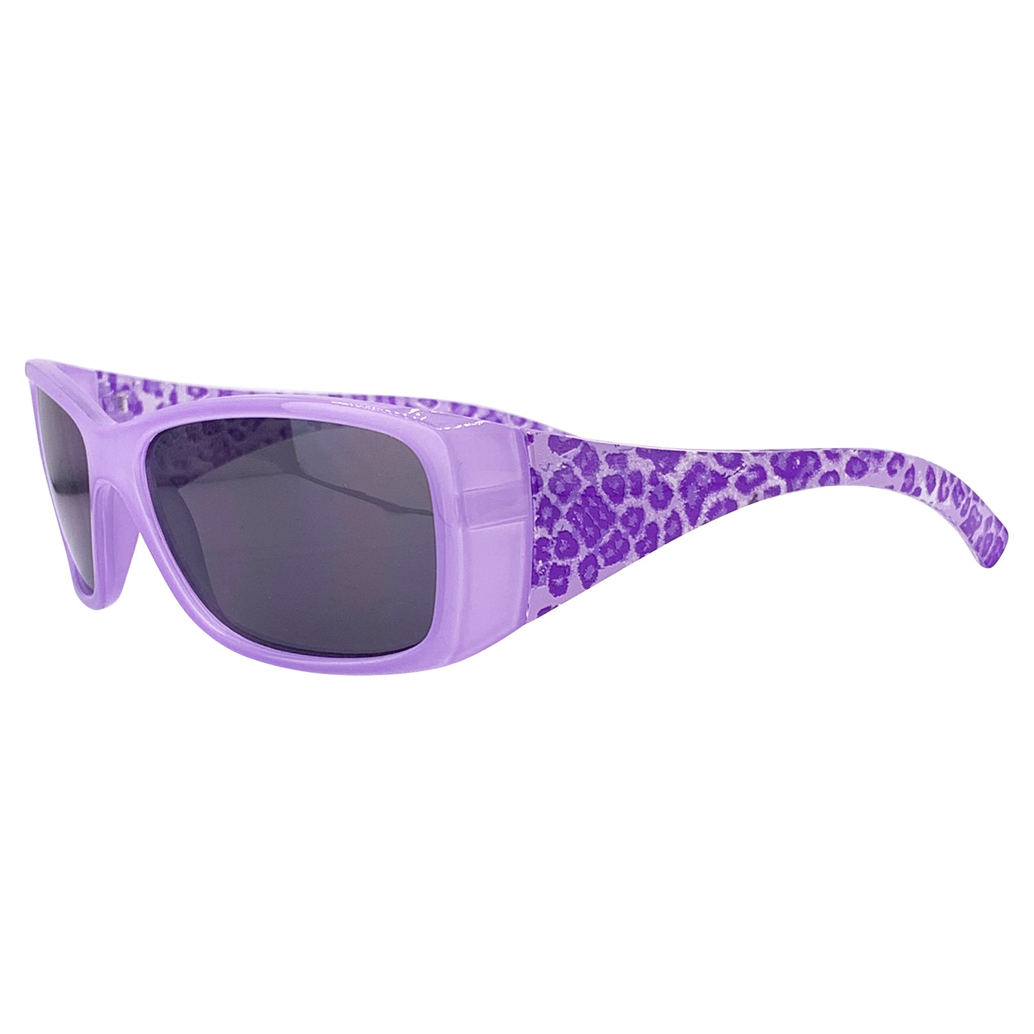 Kids ⭐︎ CHEETAH GIRLS Y2K Cheetah Print SunglassesPurple-Giant Vintage Eyewear