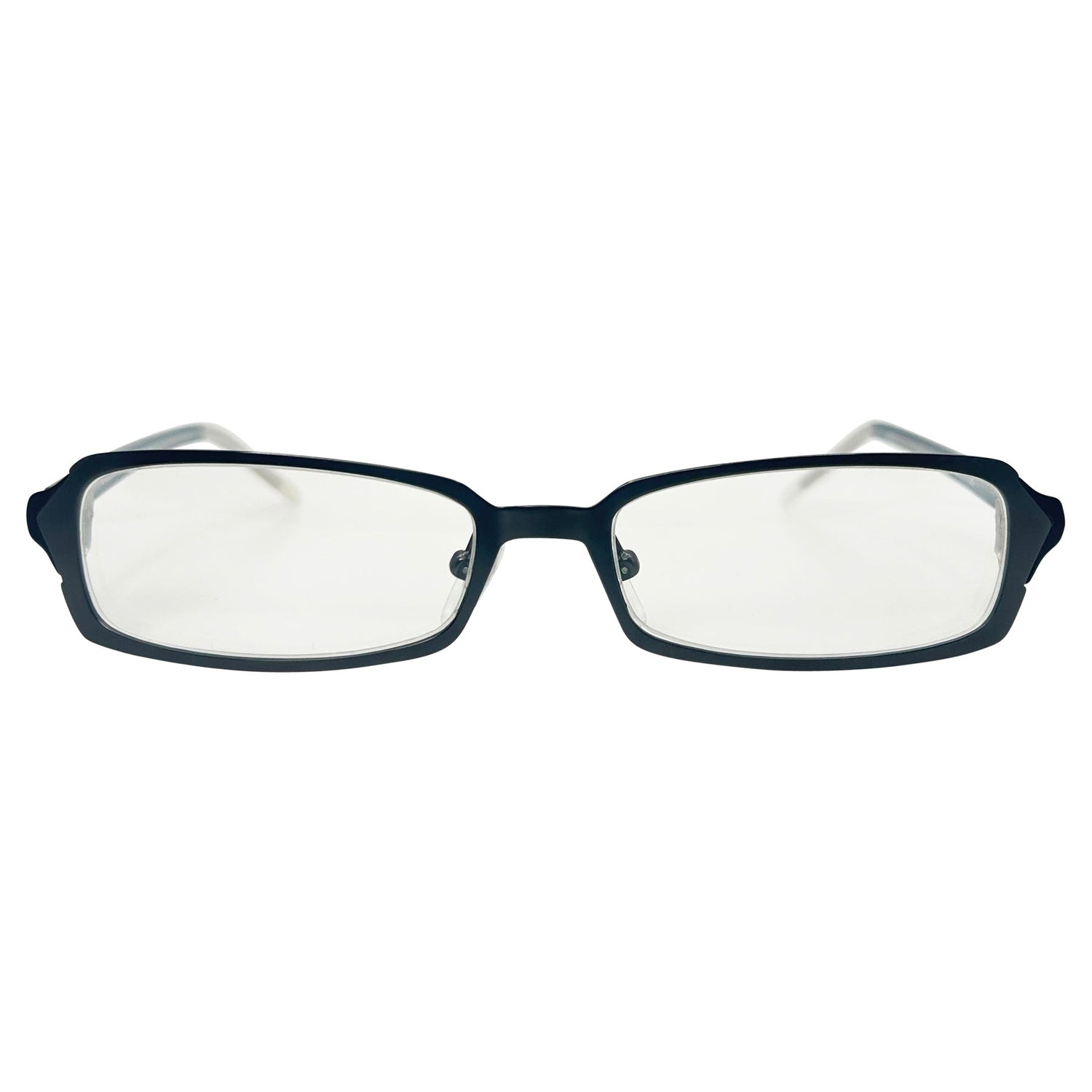 DESIRE Clear Rectangular 90s Bayonetta-Style Glasses | Premium-Giant Vintage Eyewear