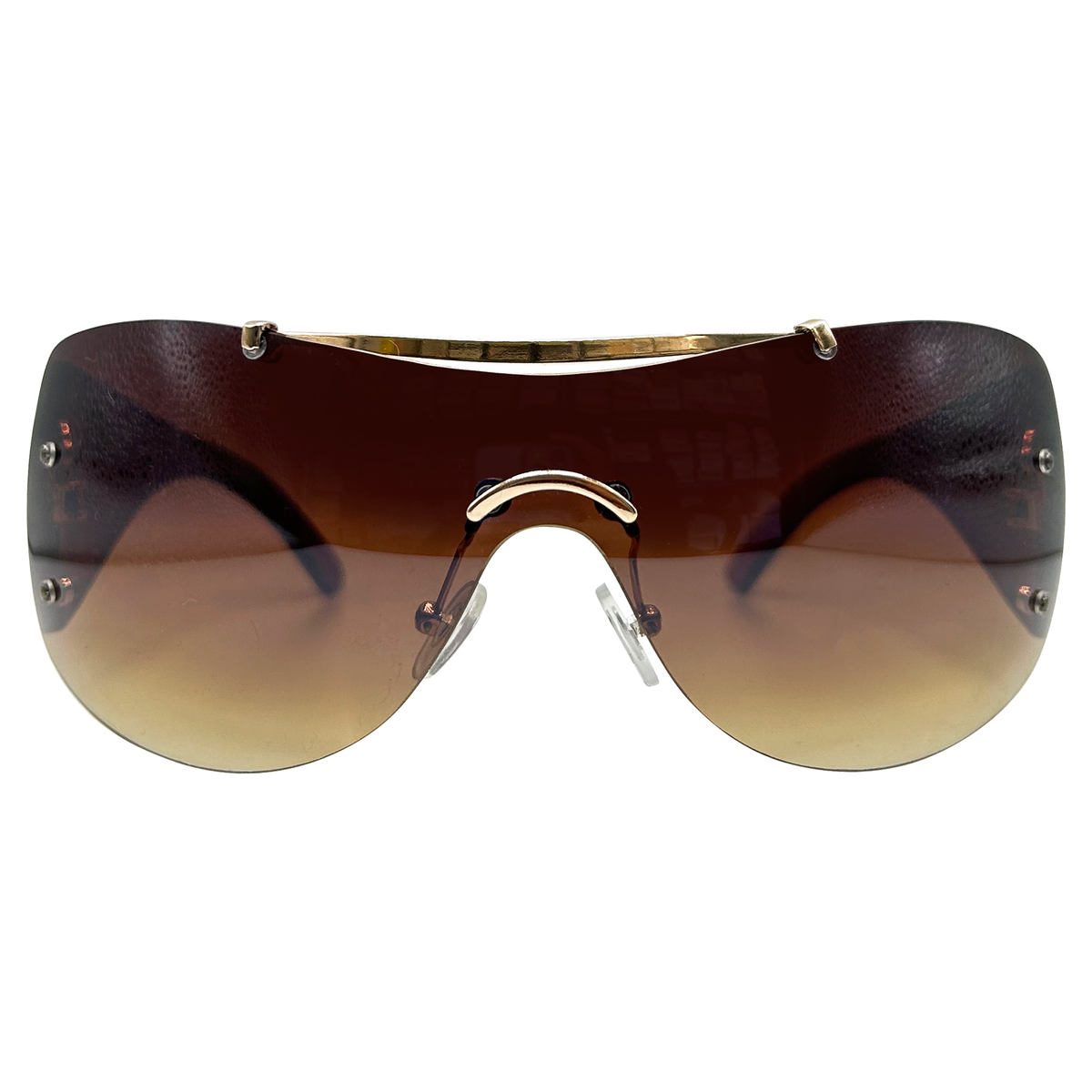 DIET SODA Shield Sunglasses-Giant Vintage Eyewear