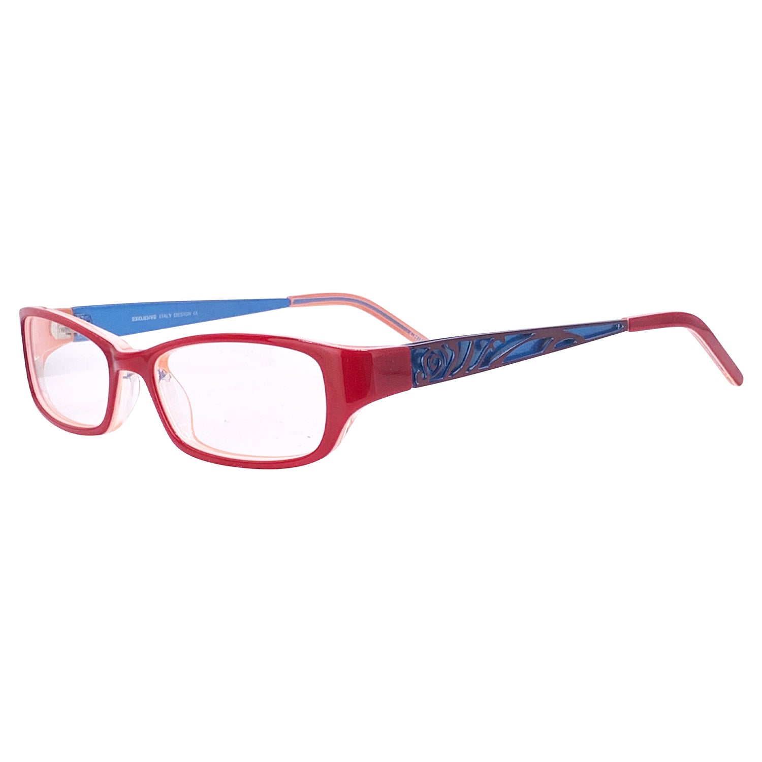SMARTIE Clear Bayonetta-Style Glasses-Giant Vintage Eyewear