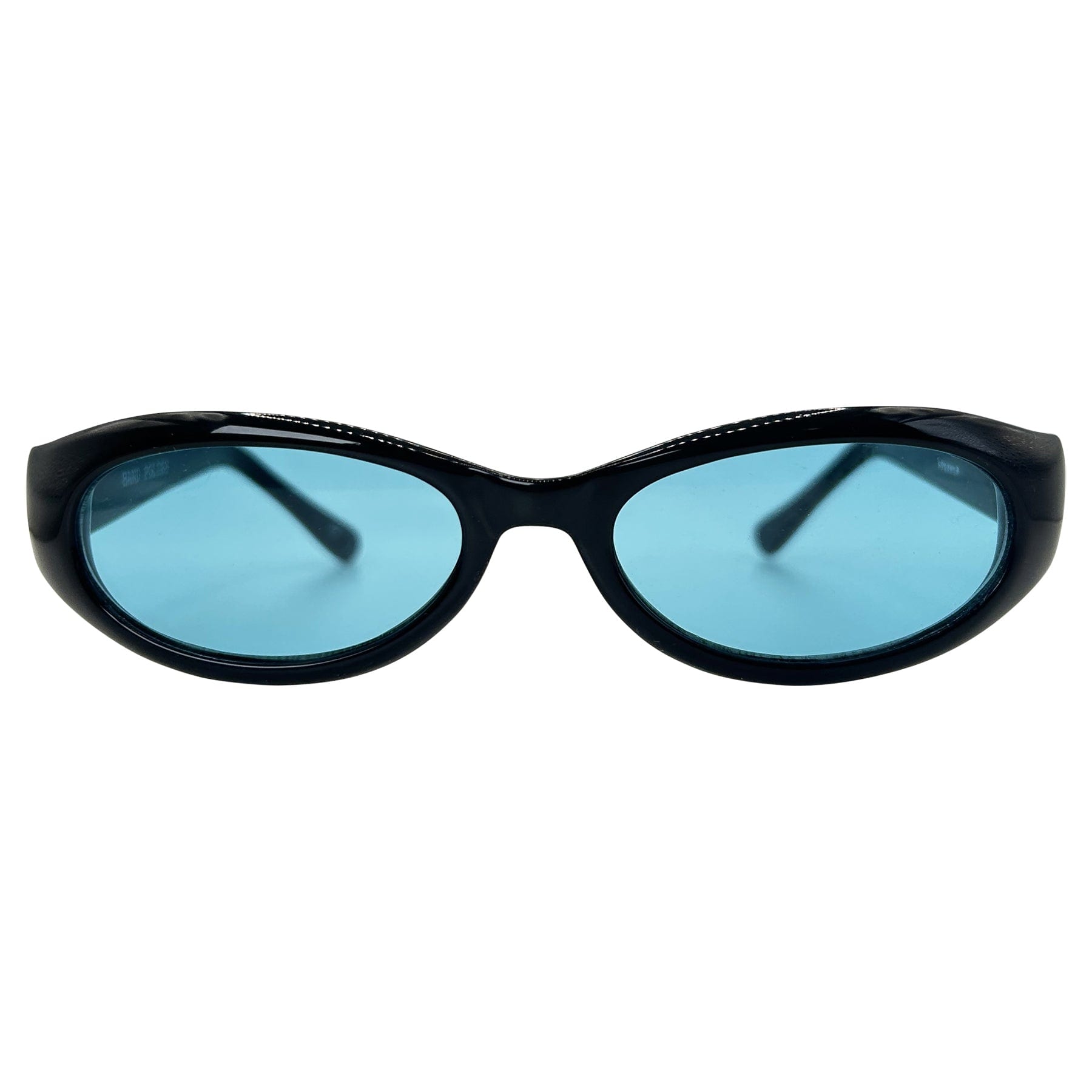 90s sport sunglasses with a aqua lens