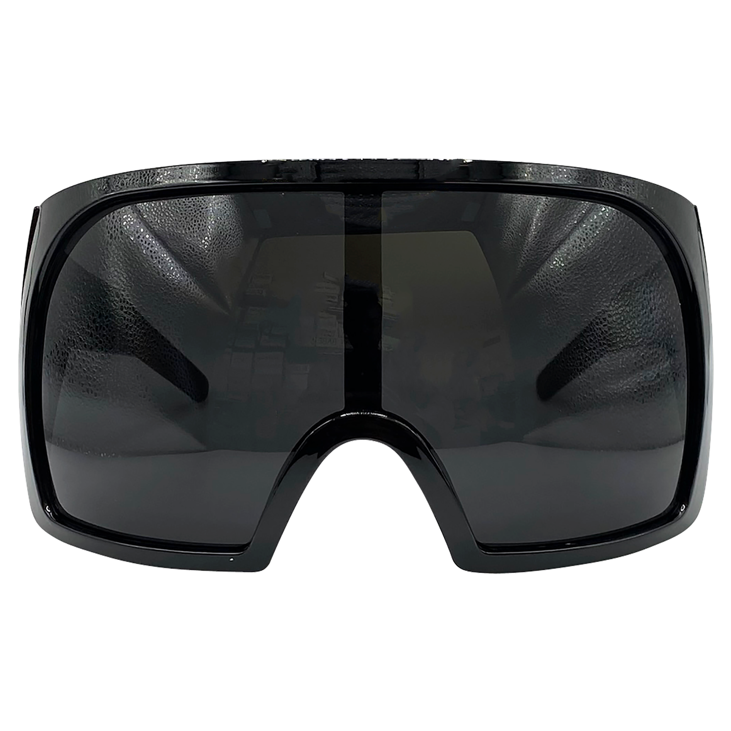 FROZE Oversized Futuristic Shield Sunglasses-Giant Vintage Eyewear