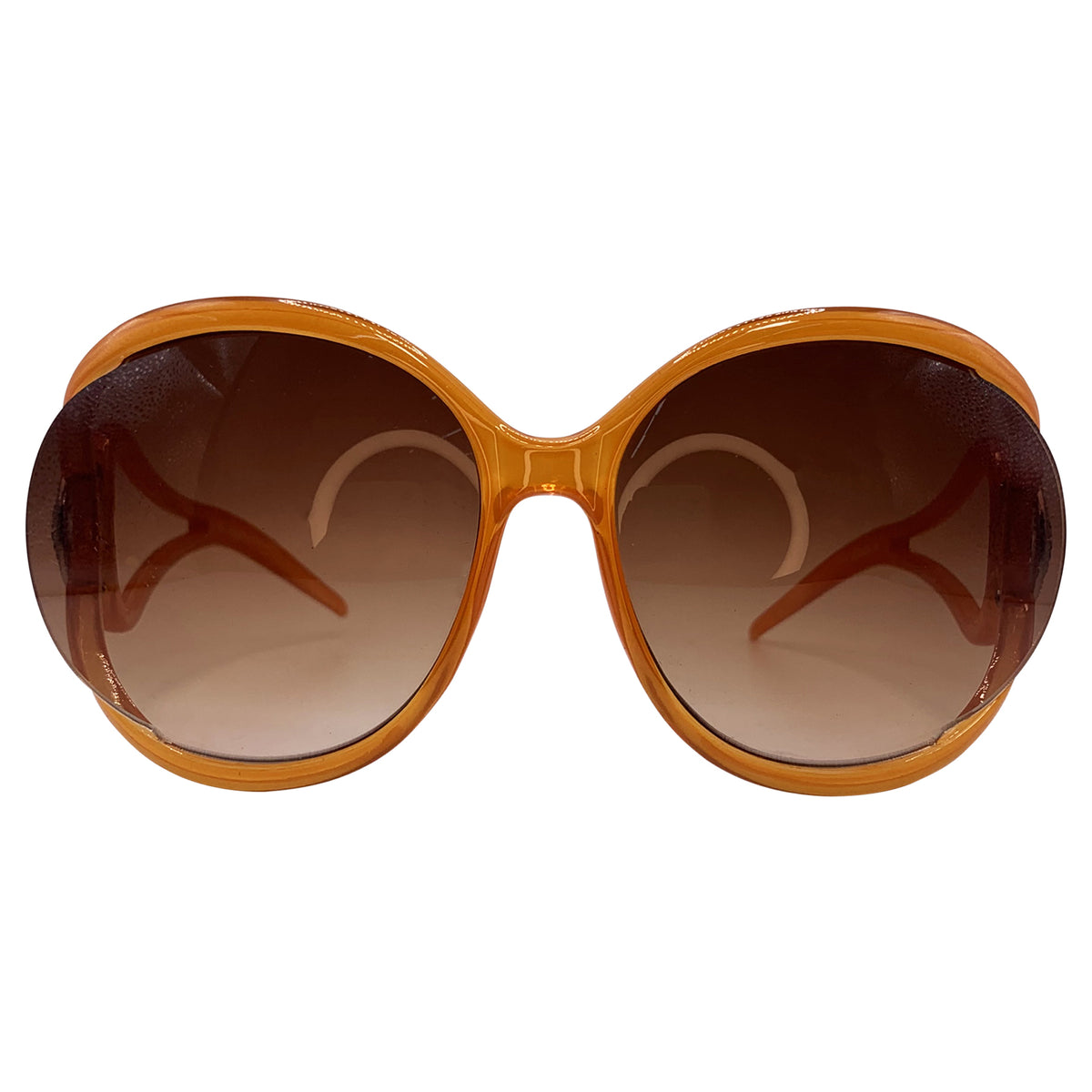 GOOD GIRL Round Oversized Boho Sunglasses -Giant Vintage Eyewear
