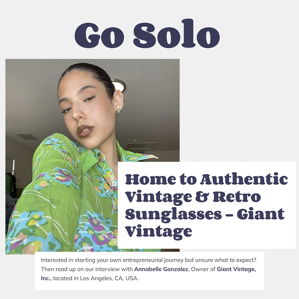 Annabelle featured in an article by GoSolo about giant vintage