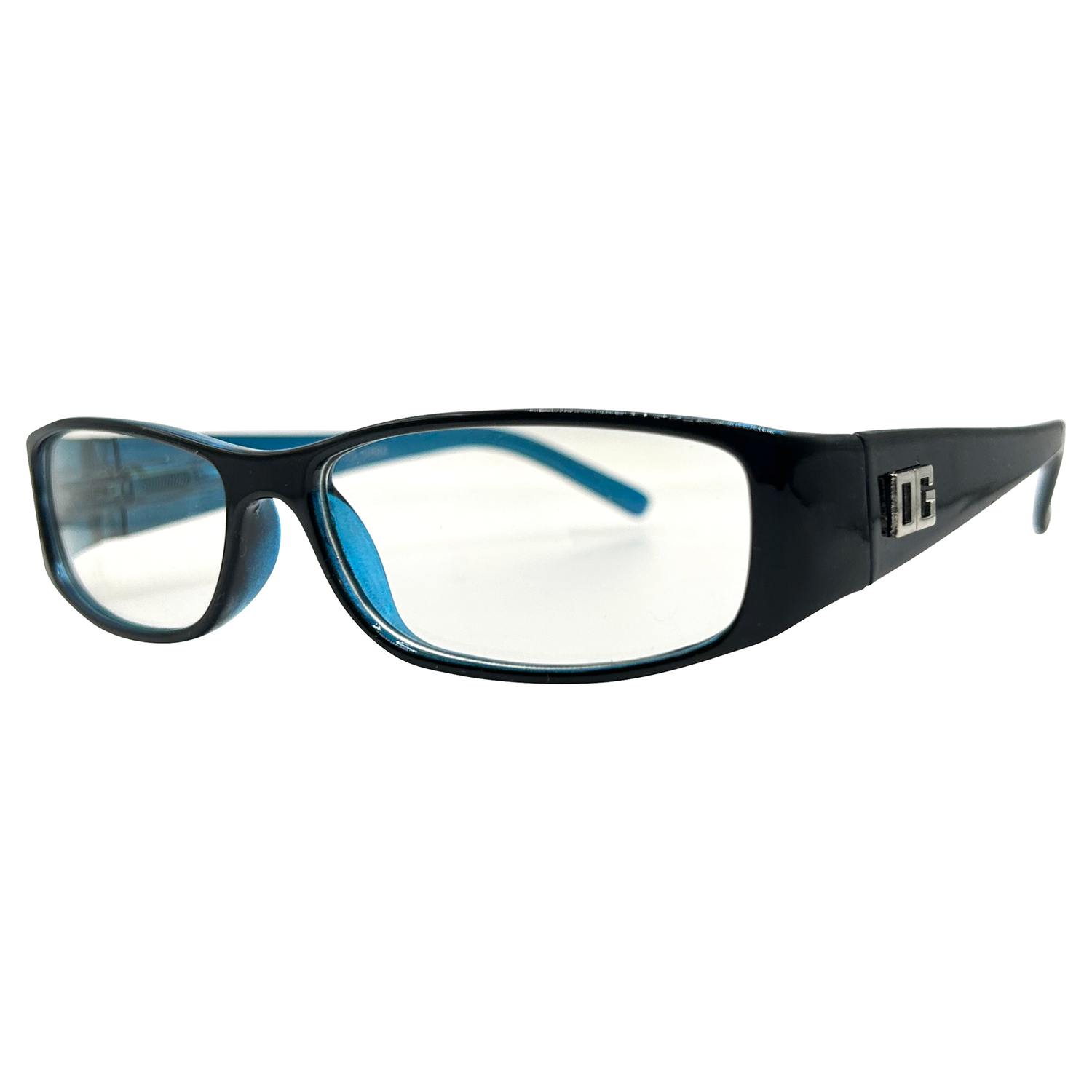HI MY NAME IS Bayonetta-Style Clear Glasses-Giant Vintage Eyewear