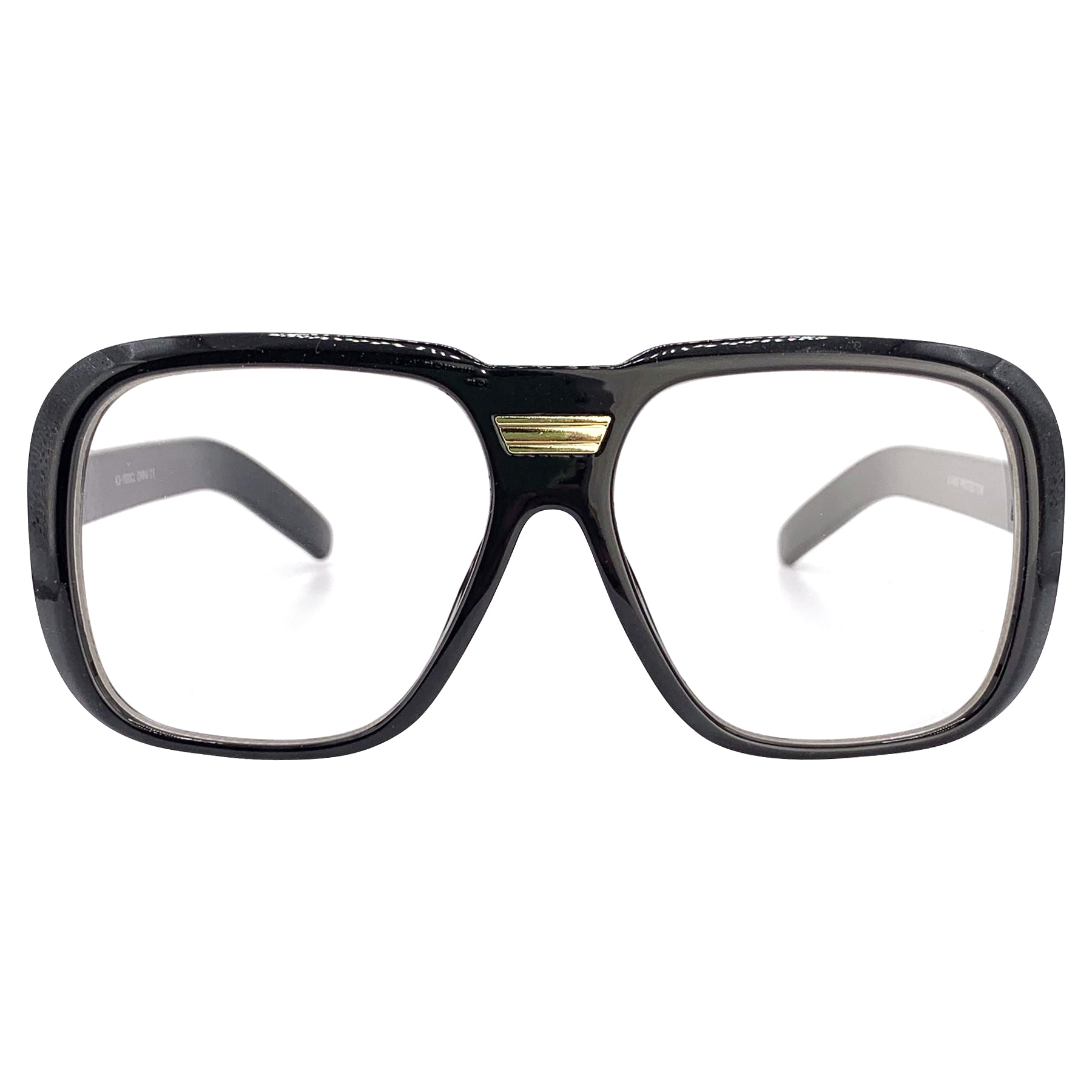 HIPSTER Oversized Clear Glasses-Giant Vintage Eyewear