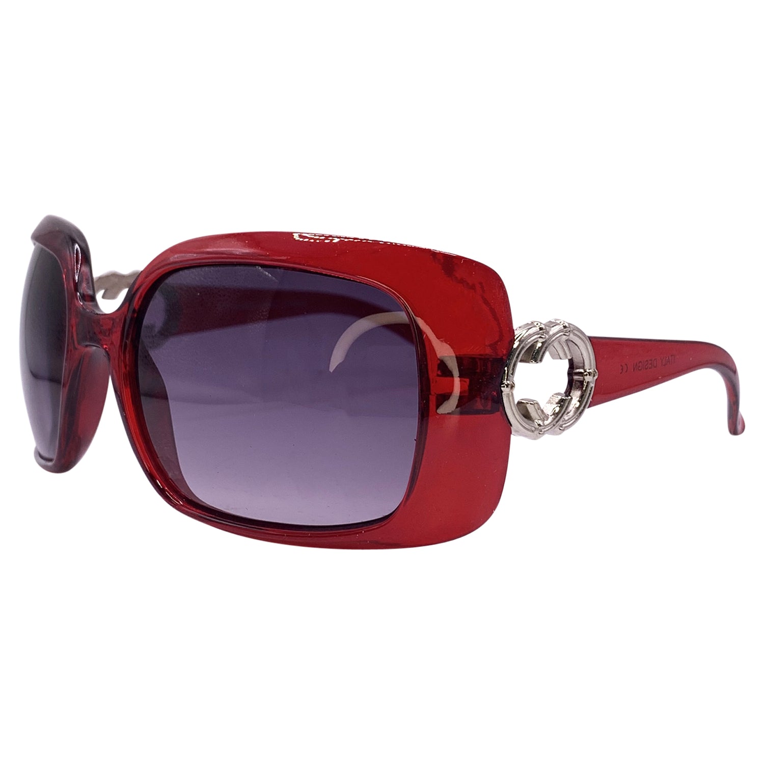 HOLLABACK Oversized Square Sunglasses-Giant Vintage Eyewear
