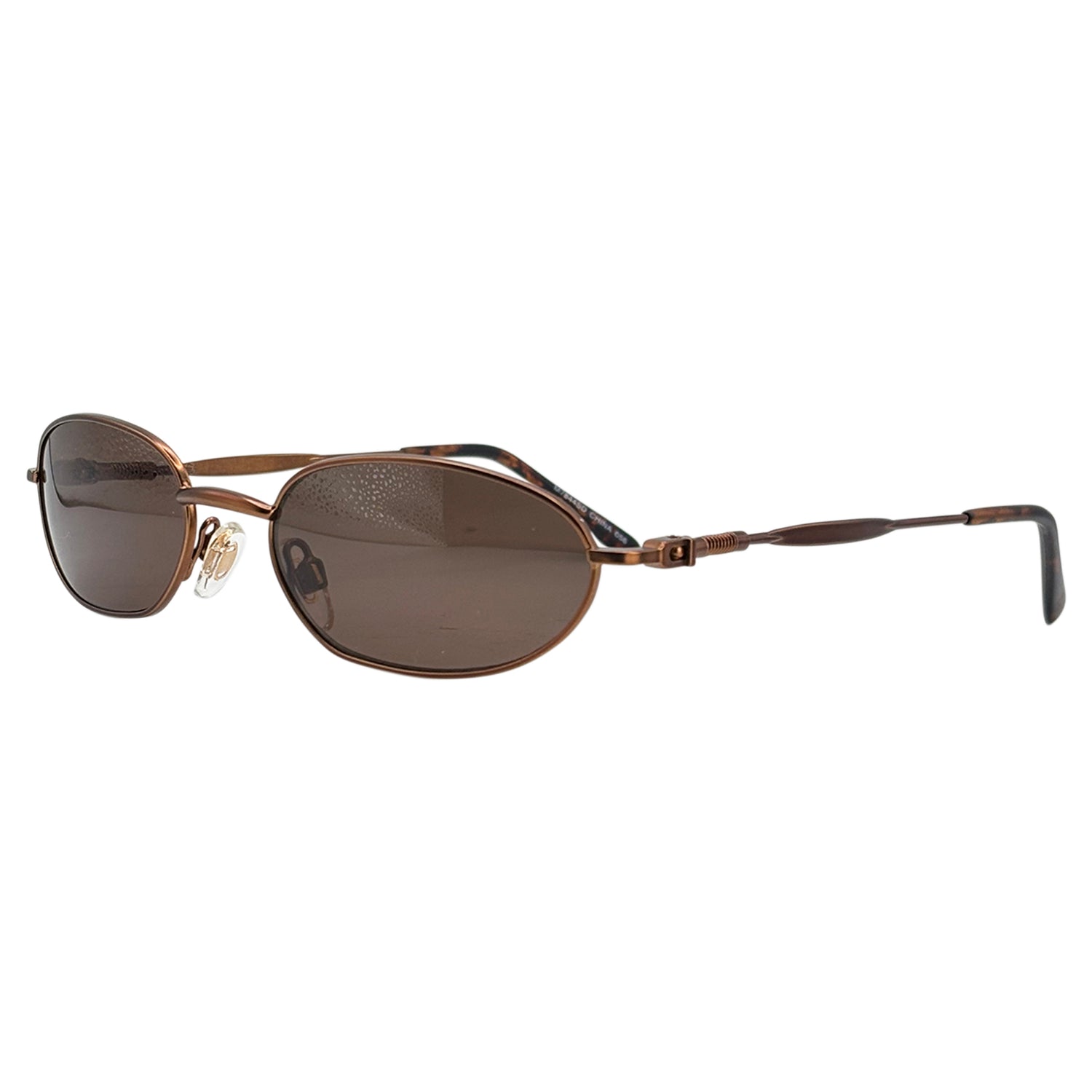 CINDY 90's Metal Oval Sunglasses-Giant Vintage Eyewear