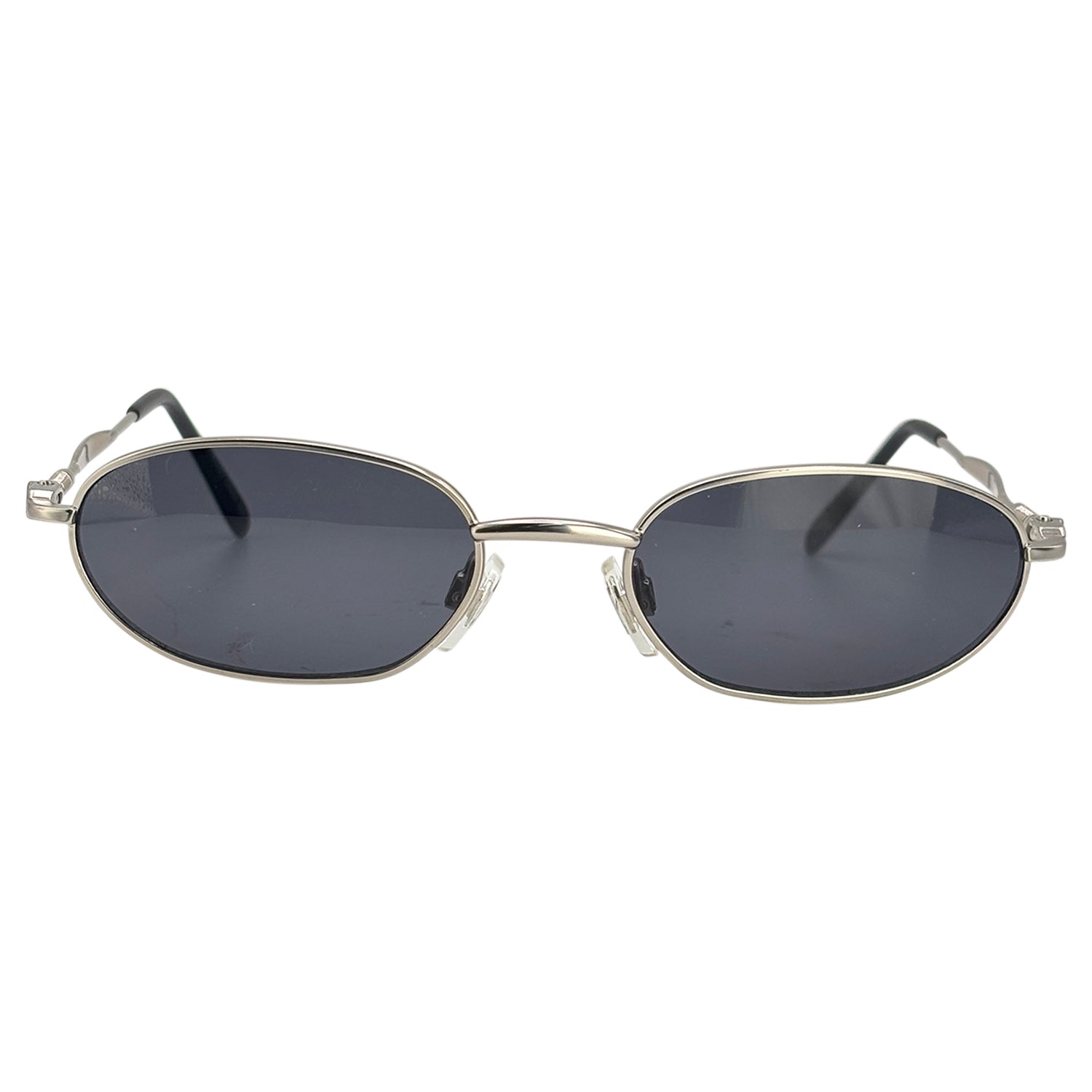 CINDY 90's Metal Oval Sunglasses-Giant Vintage Eyewear