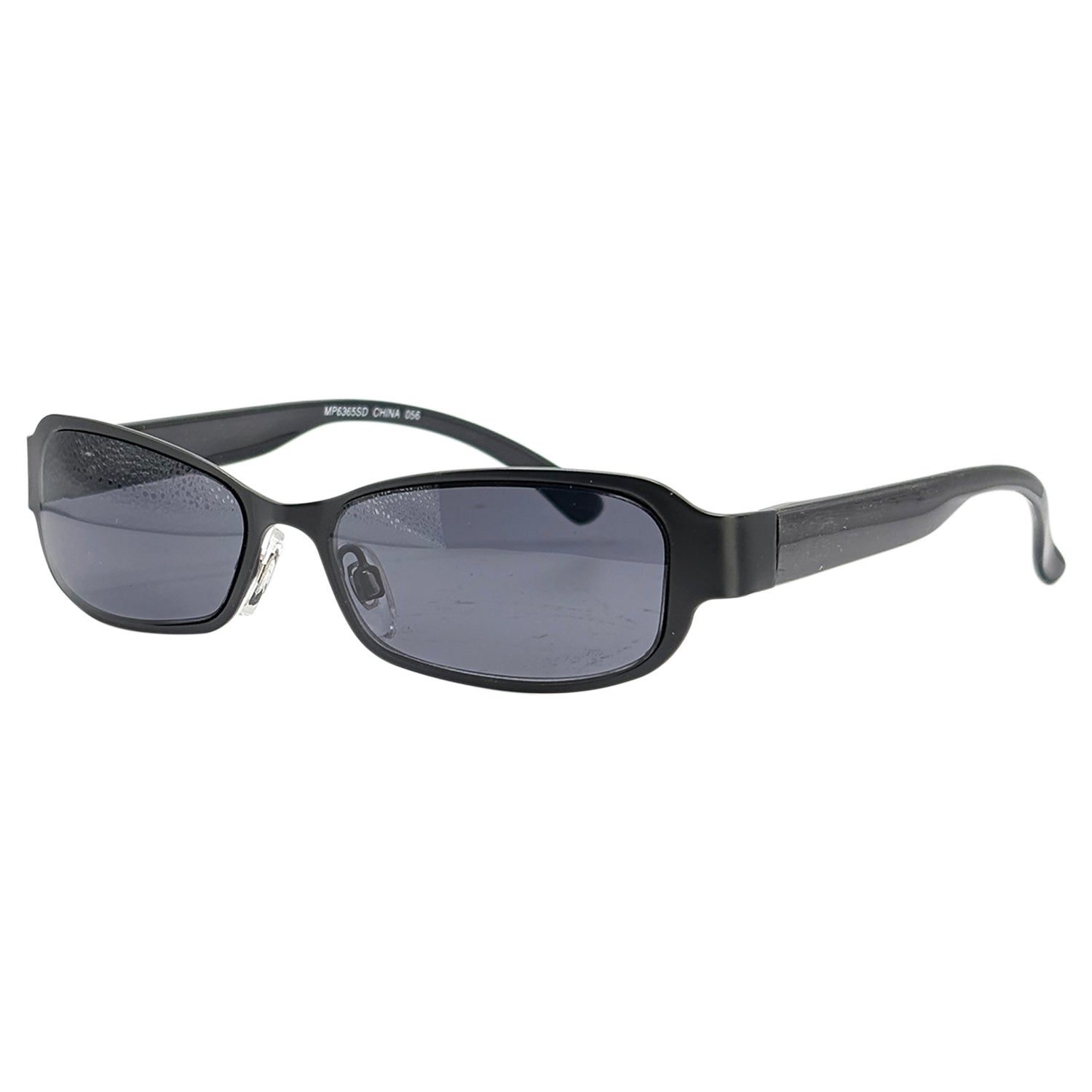 INTOLERANT 90's Metal Square Sunglasses-Giant Vintage Eyewear