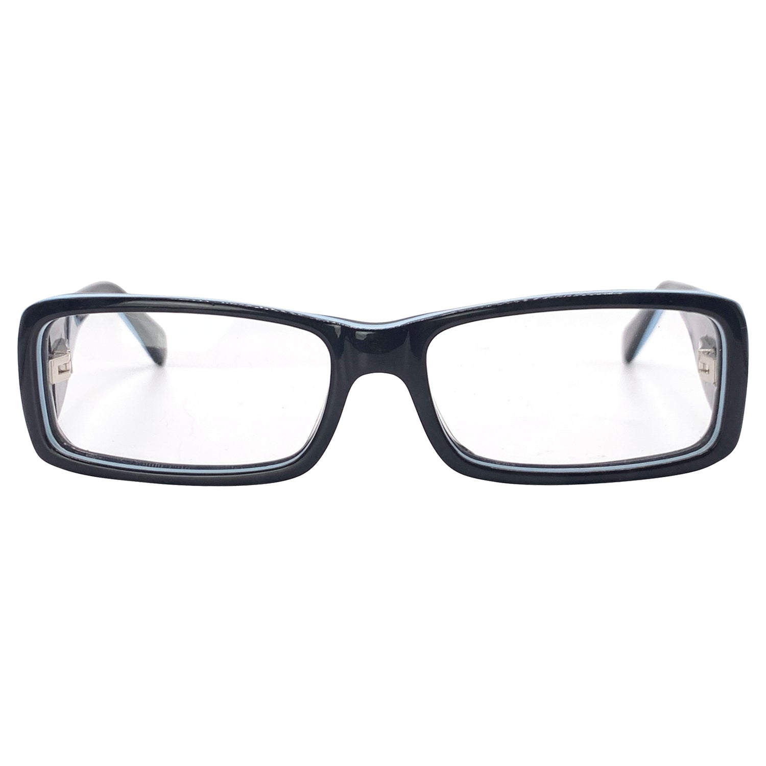 LICK IT Bayonetta Rectangle Clear Glasses-Giant Vintage Eyewear