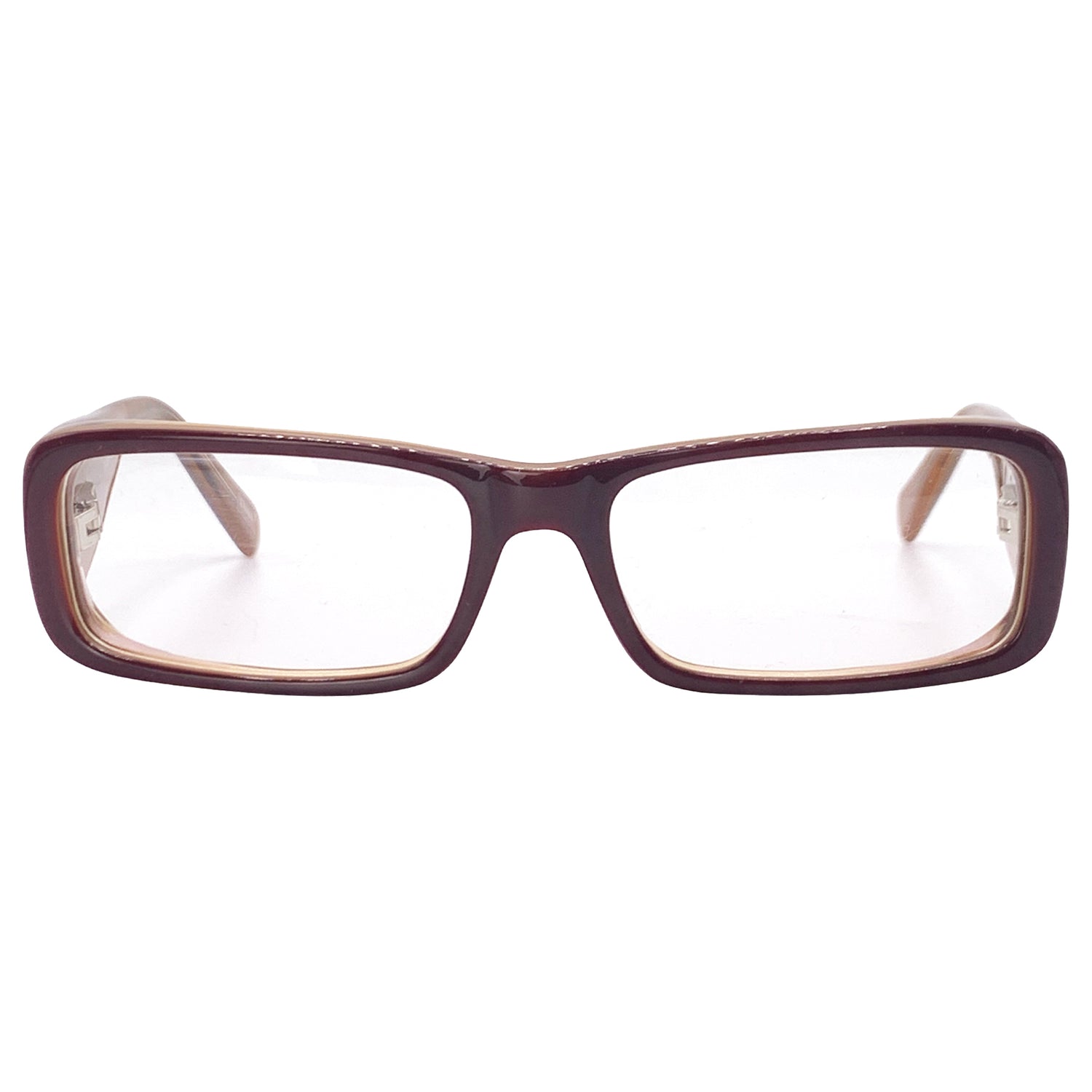 LICK IT Bayonetta Rectangle Clear Glasses-Giant Vintage Eyewear