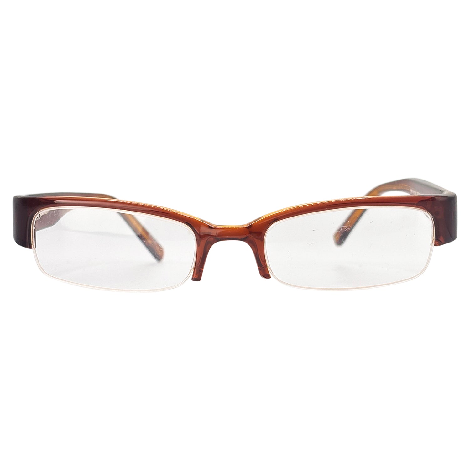 SCANDAL Office Siren Bayonetta GlassesJelly Brown-Giant Vintage Eyewear