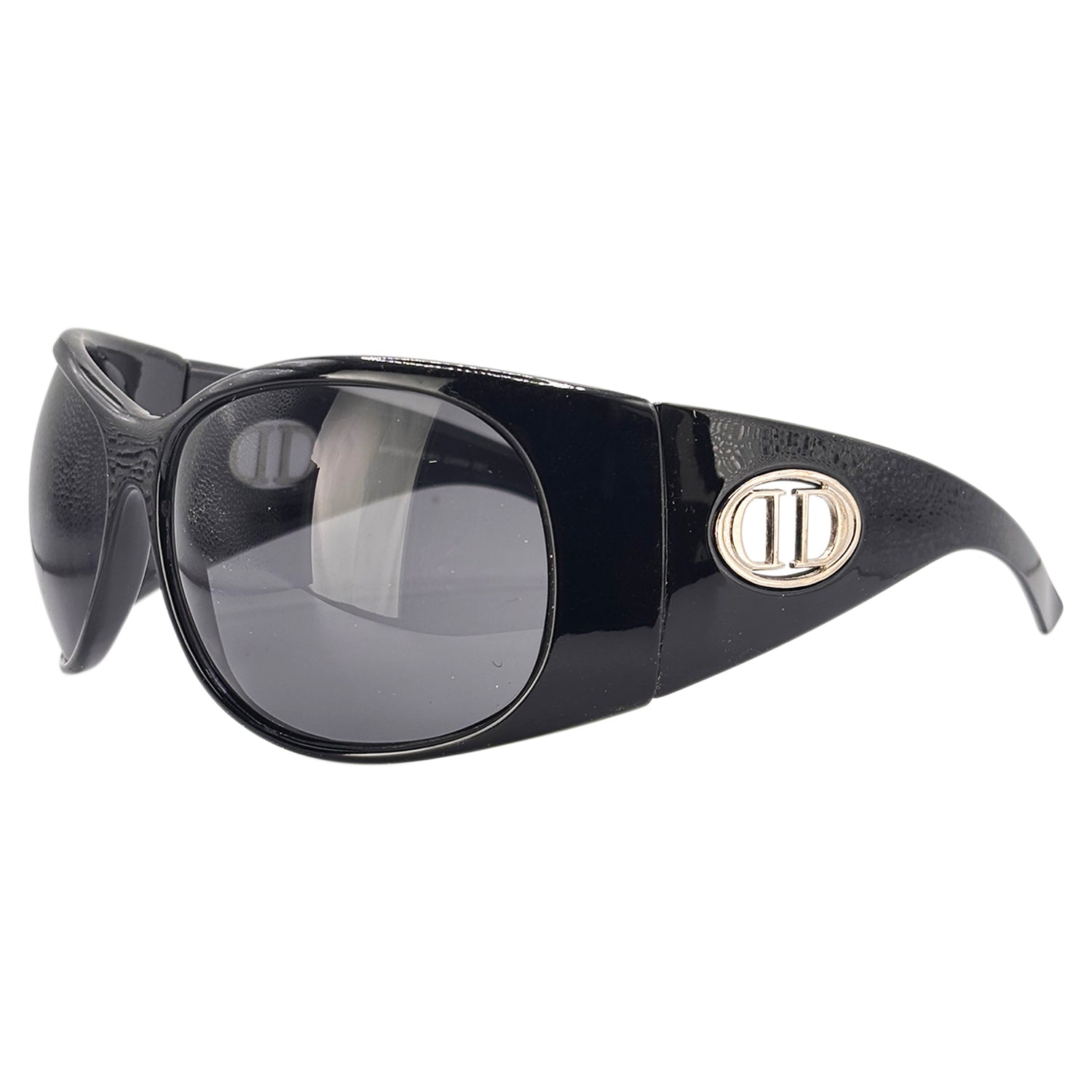 BIG DAWG Shield SunglassesBlack/Silver-Giant Vintage Eyewear