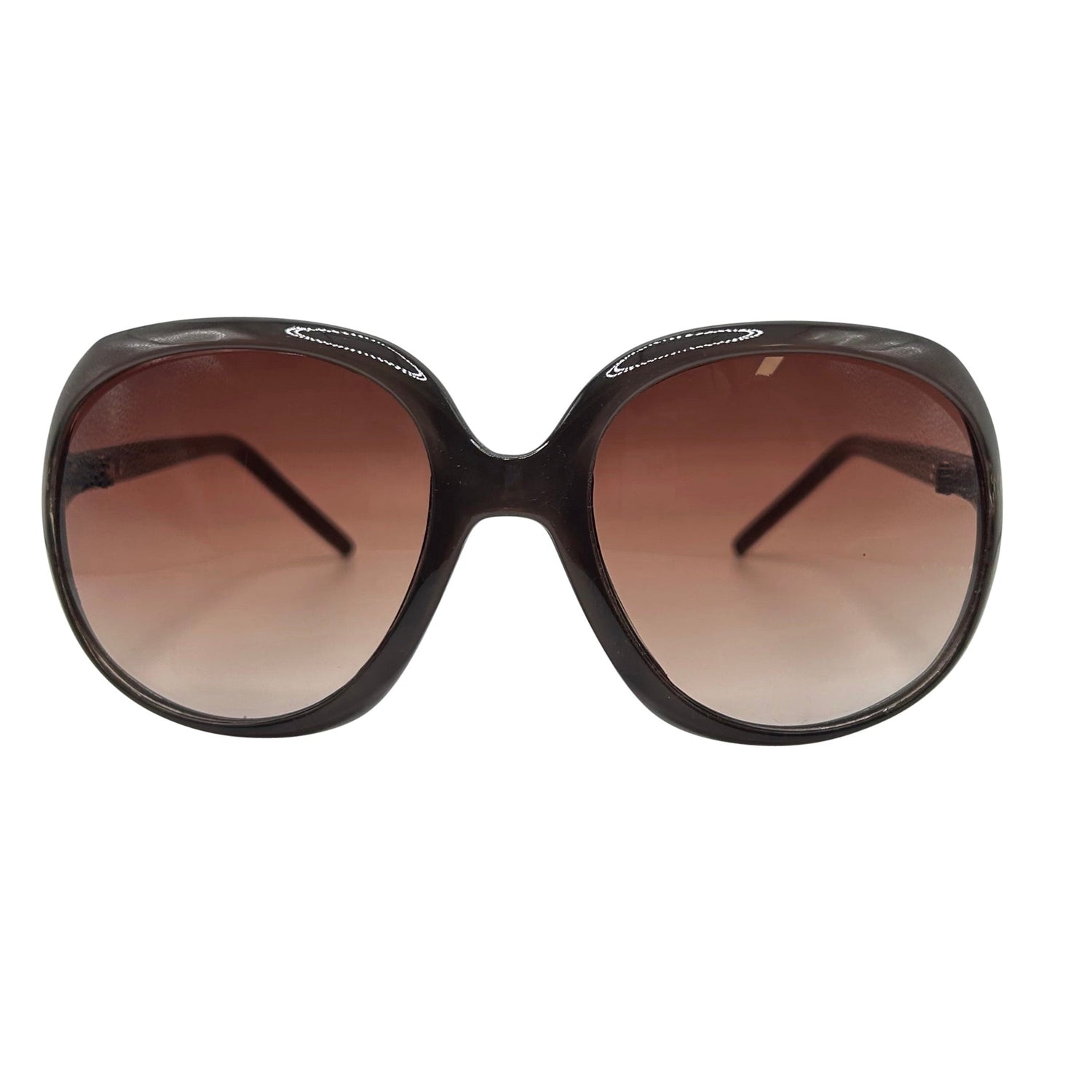 JADED Oversized 70s SunglassesBrown-Giant Vintage Eyewear