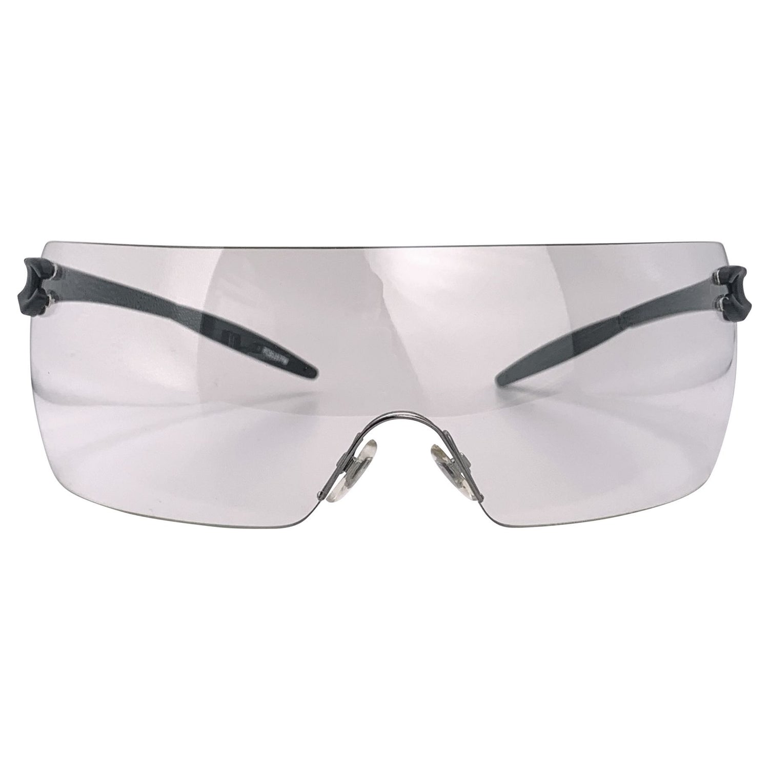 FREAK B*TCH Oversized Rimless Shield SunglassesFlash-Giant Vintage Eyewear
