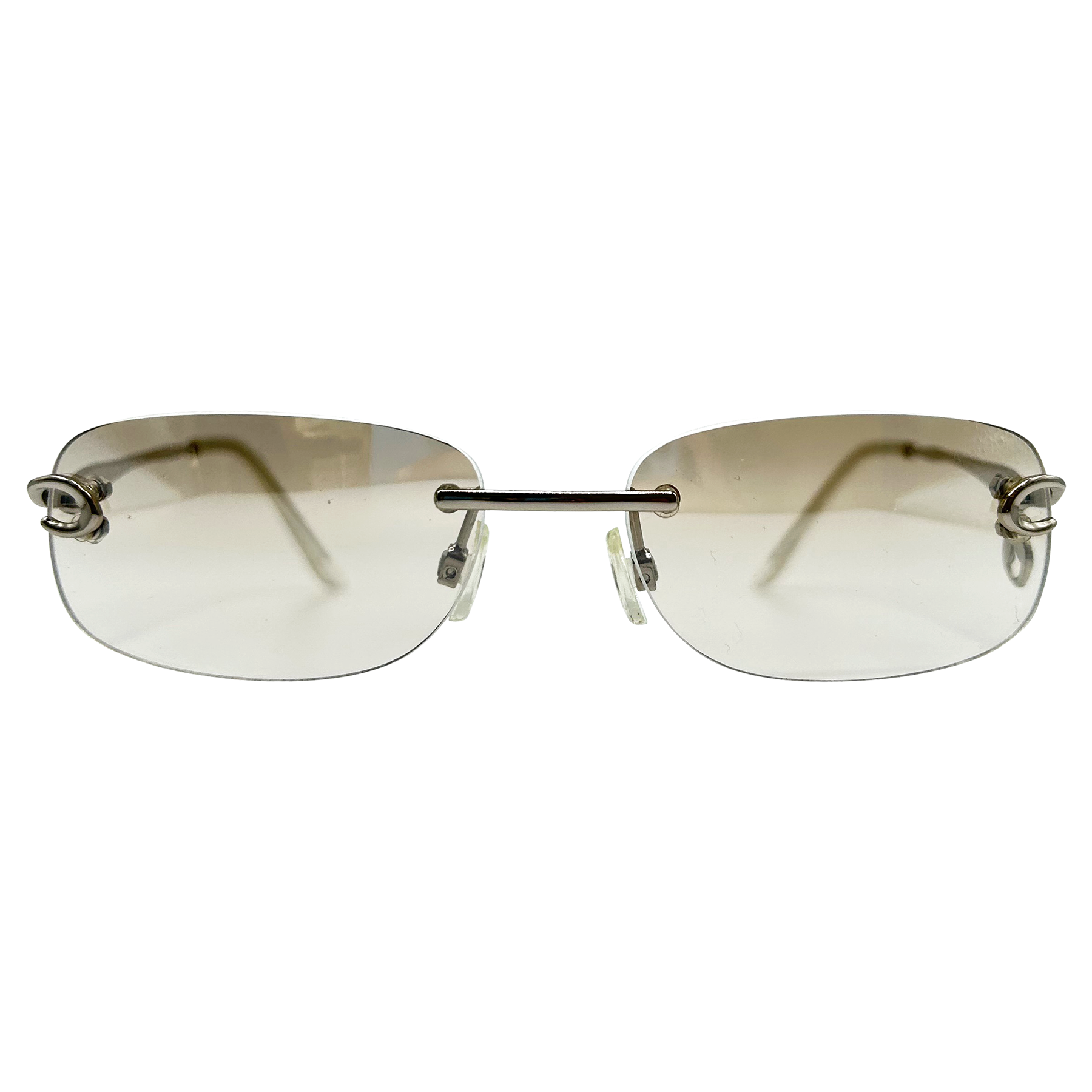 LIZZY Tiny Rimless Y2K Sunglasses