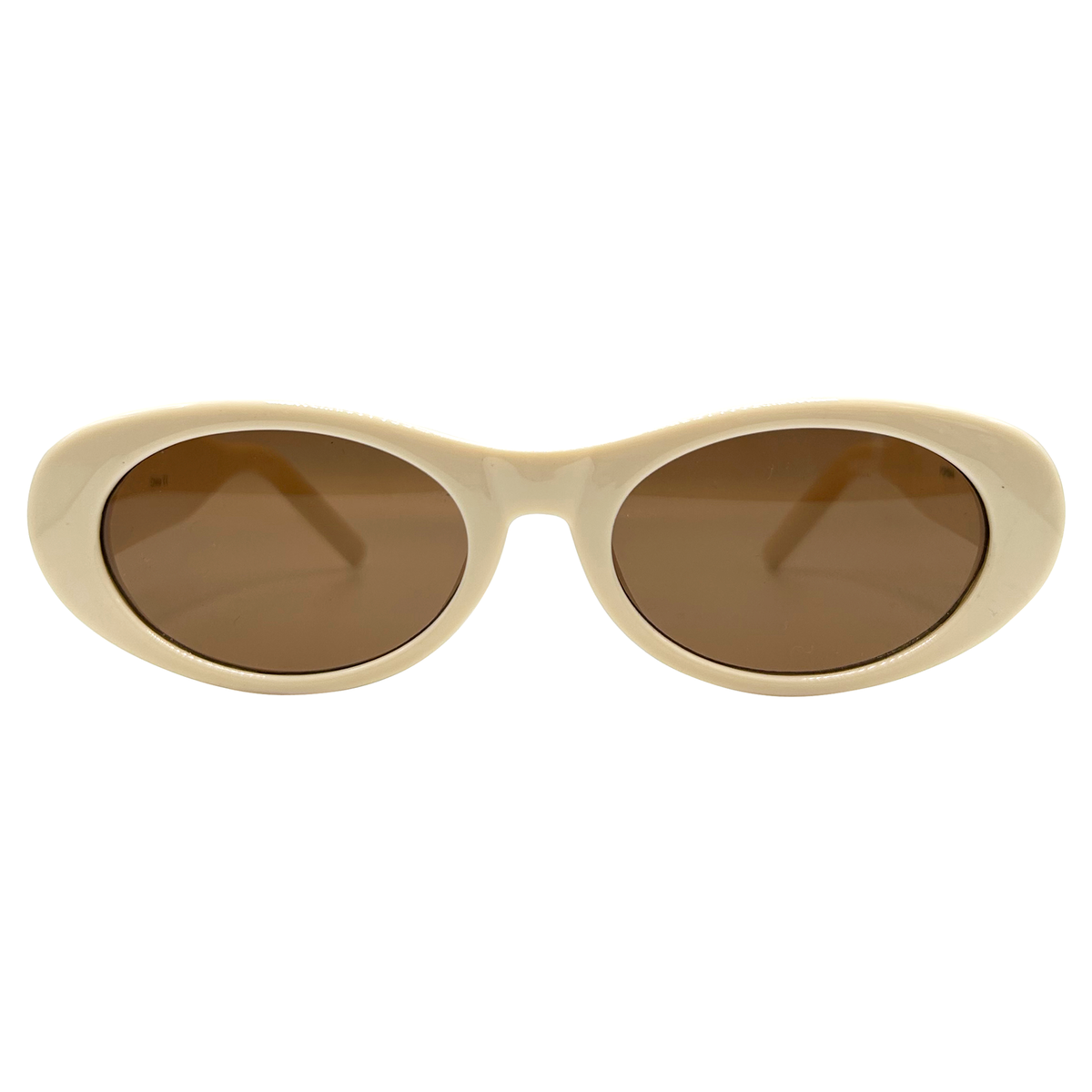 LUCY Oval SunglassesBone-Giant Vintage Eyewear