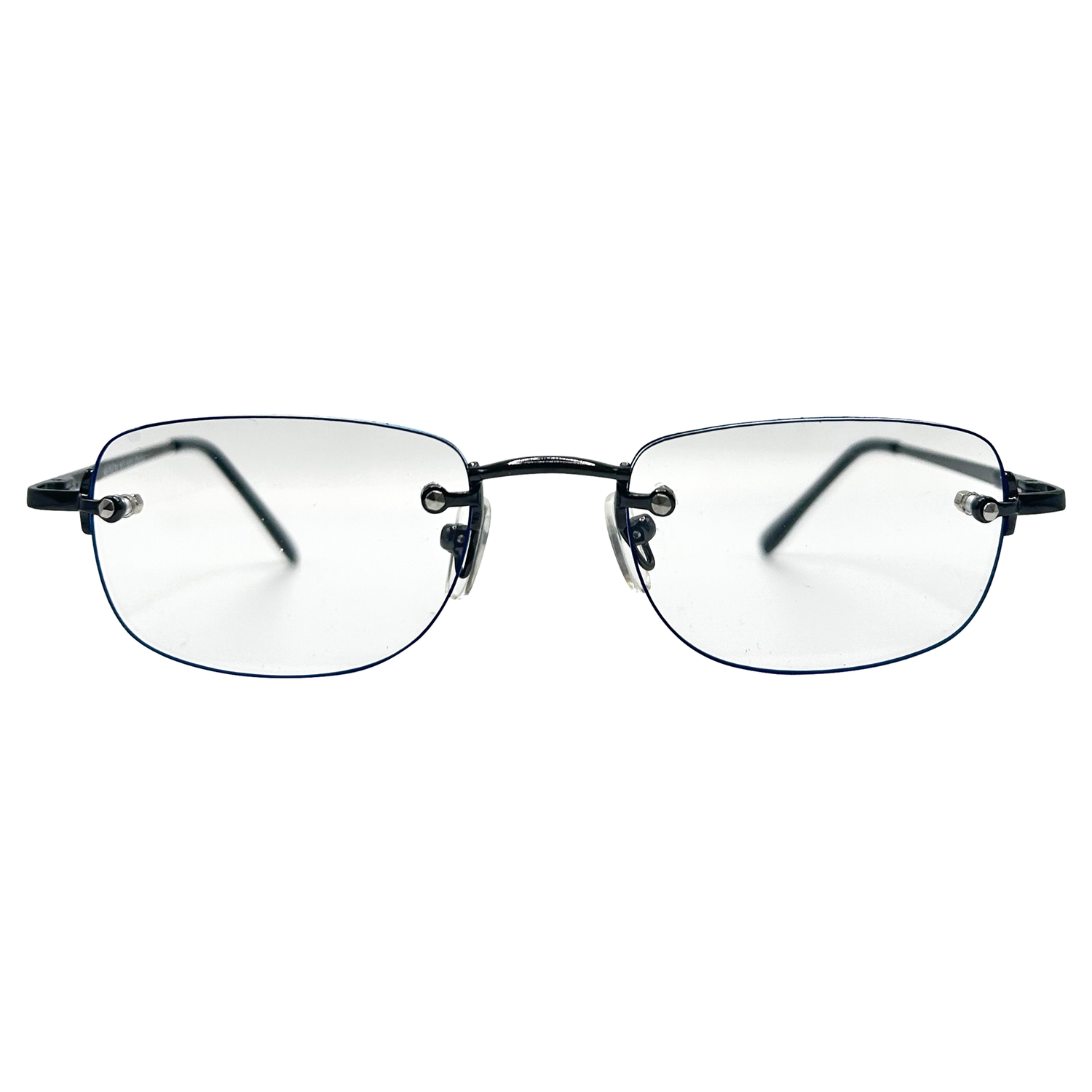 vintage clear glasses