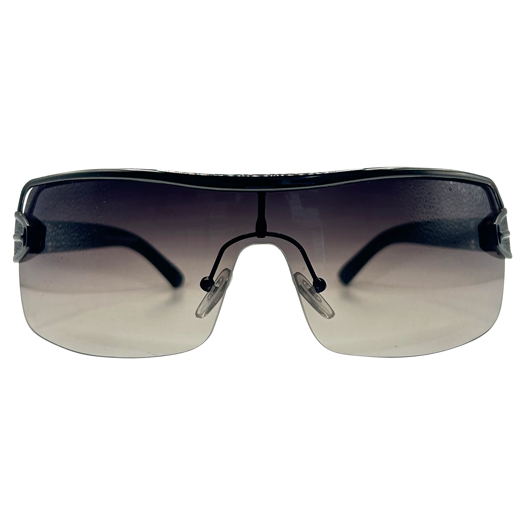 MOMMY Smoke/Silver Shield Sunglasses