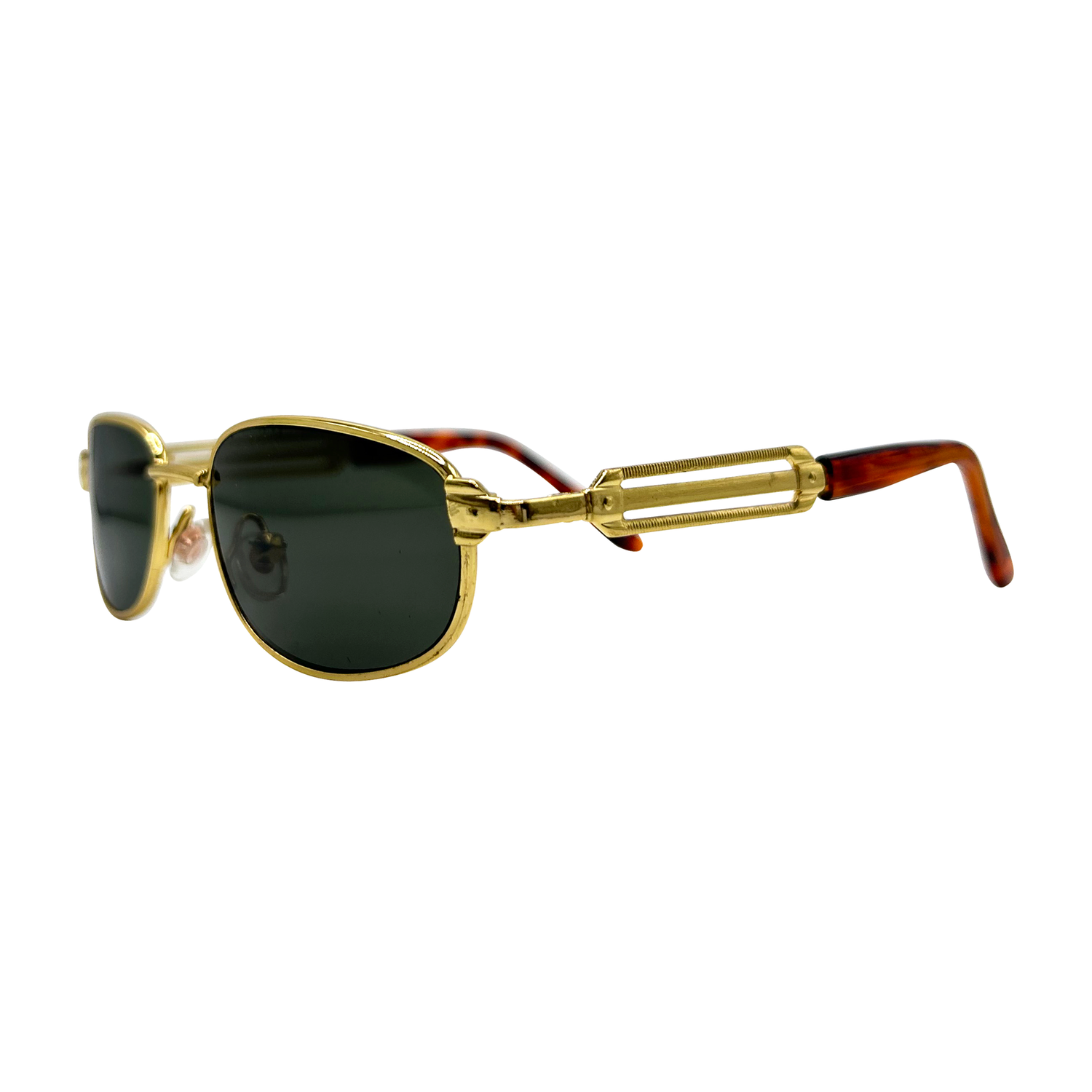 Kids ⭐️ MOTO Square 90s SunglassesGold-Giant Vintage Eyewear