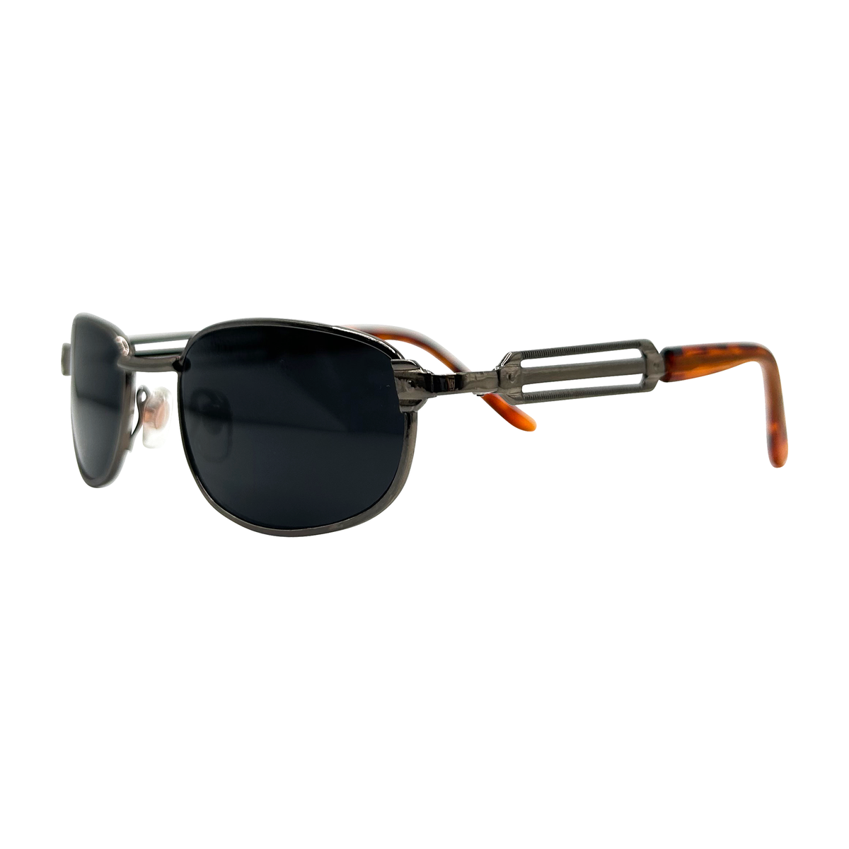 Kids ⭐️ MOTO Square 90s SunglassesGunmetal-Giant Vintage Eyewear