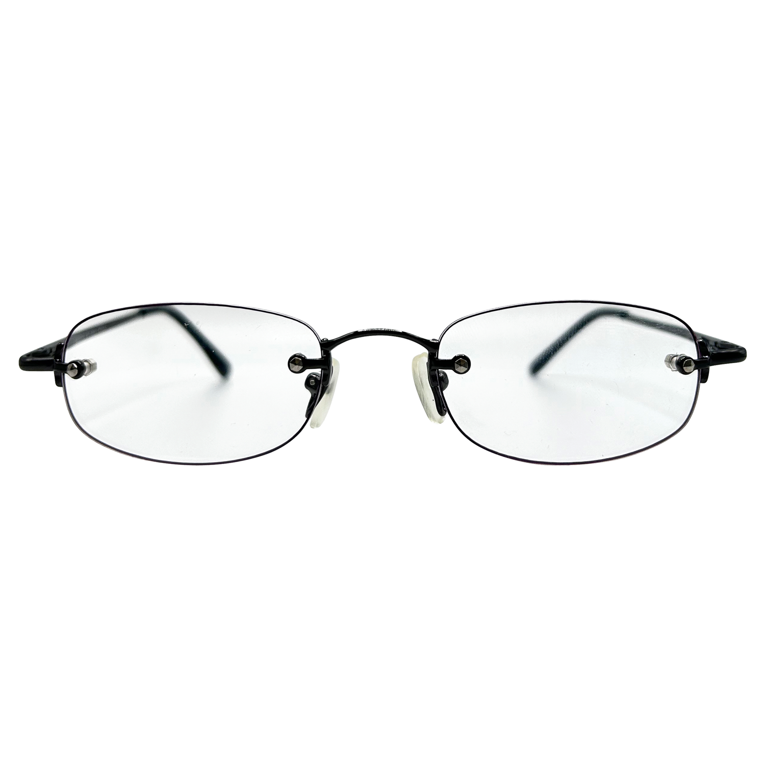 PASTOR Small Clear Rectangular 90s Glasses-Giant Vintage Eyewear