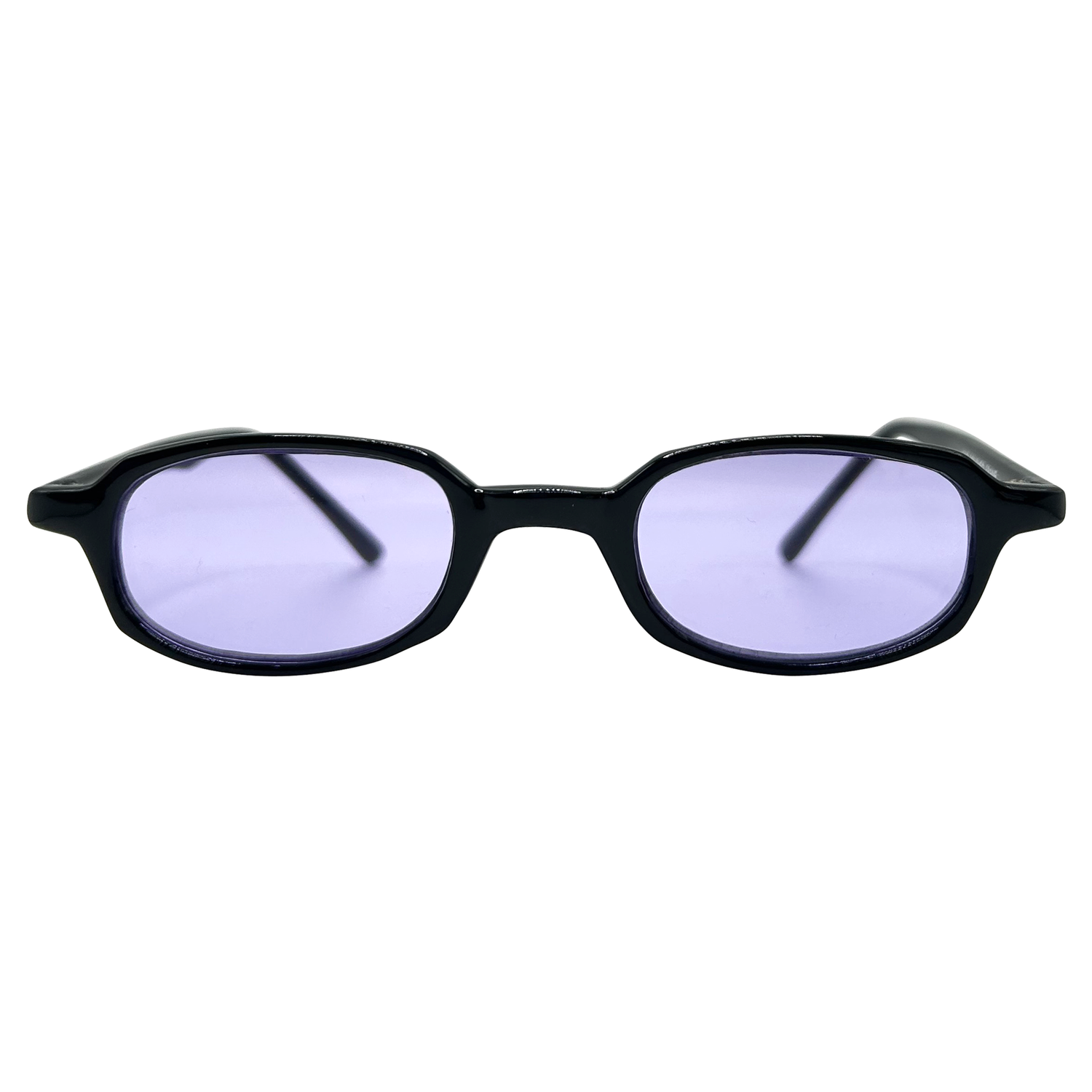 PILLS Black/Purple Square Sunglasses-Giant Vintage Eyewear