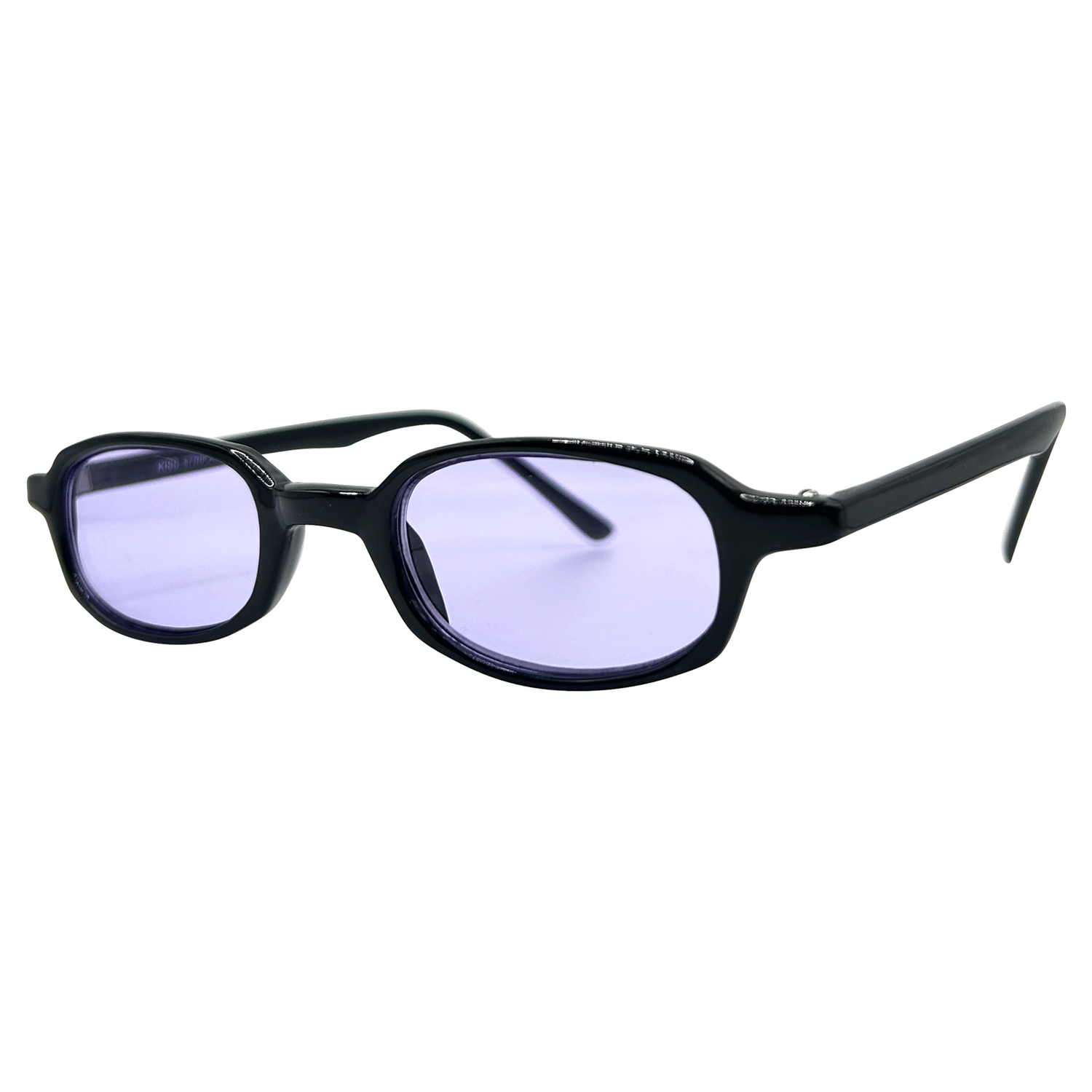 PILLS Black/Purple Square Sunglasses-Giant Vintage Eyewear