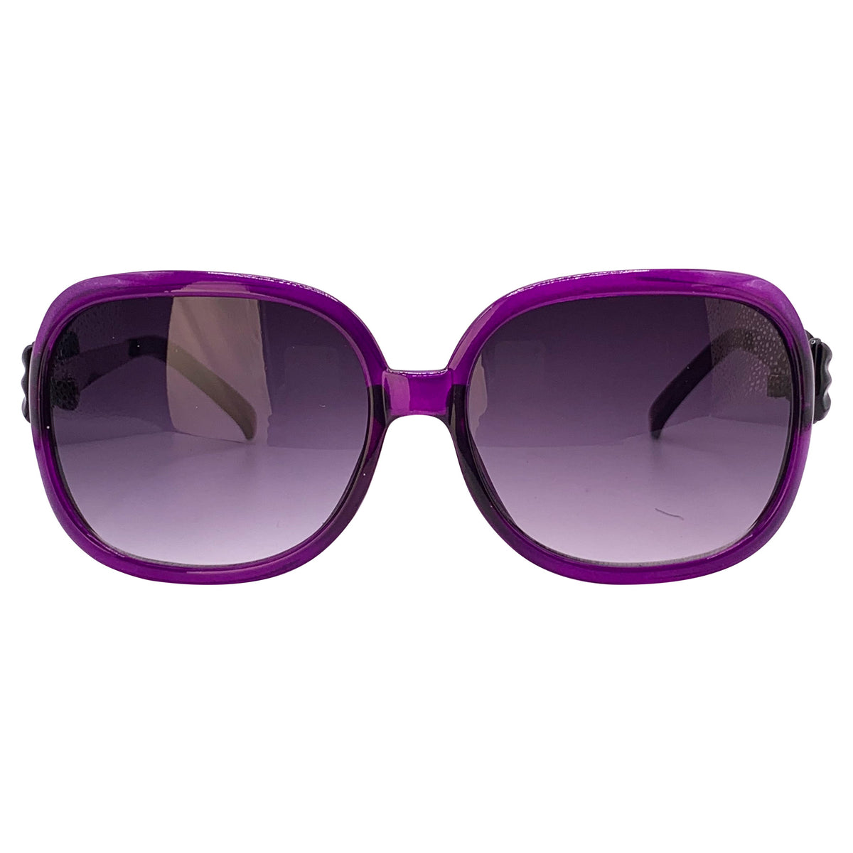 TONGUE Tied Boho Square SunglassesPurple-Giant Vintage Eyewear
