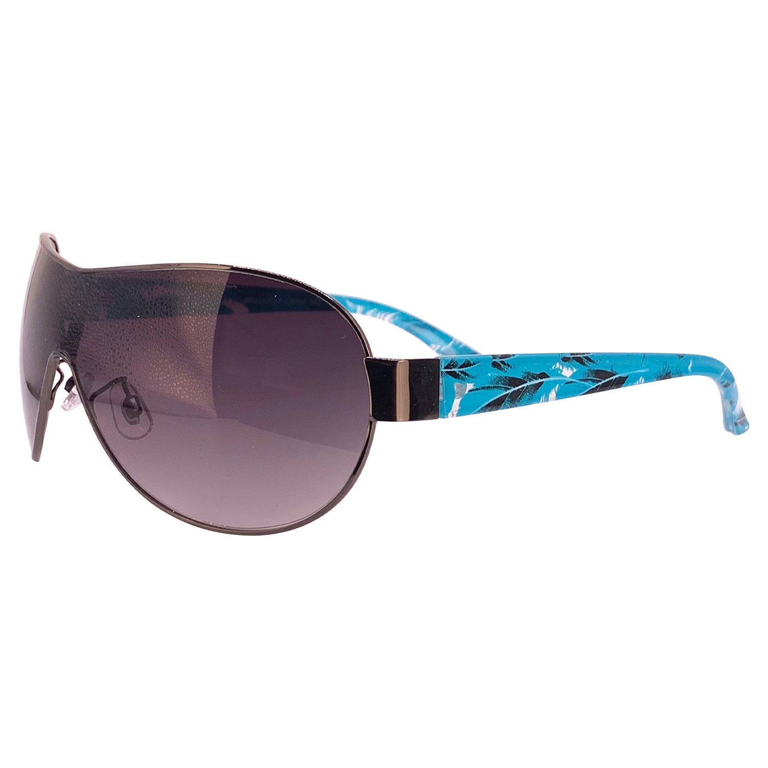 FEATHERED Y2K Shield SunglassesPurple-Giant Vintage Eyewear