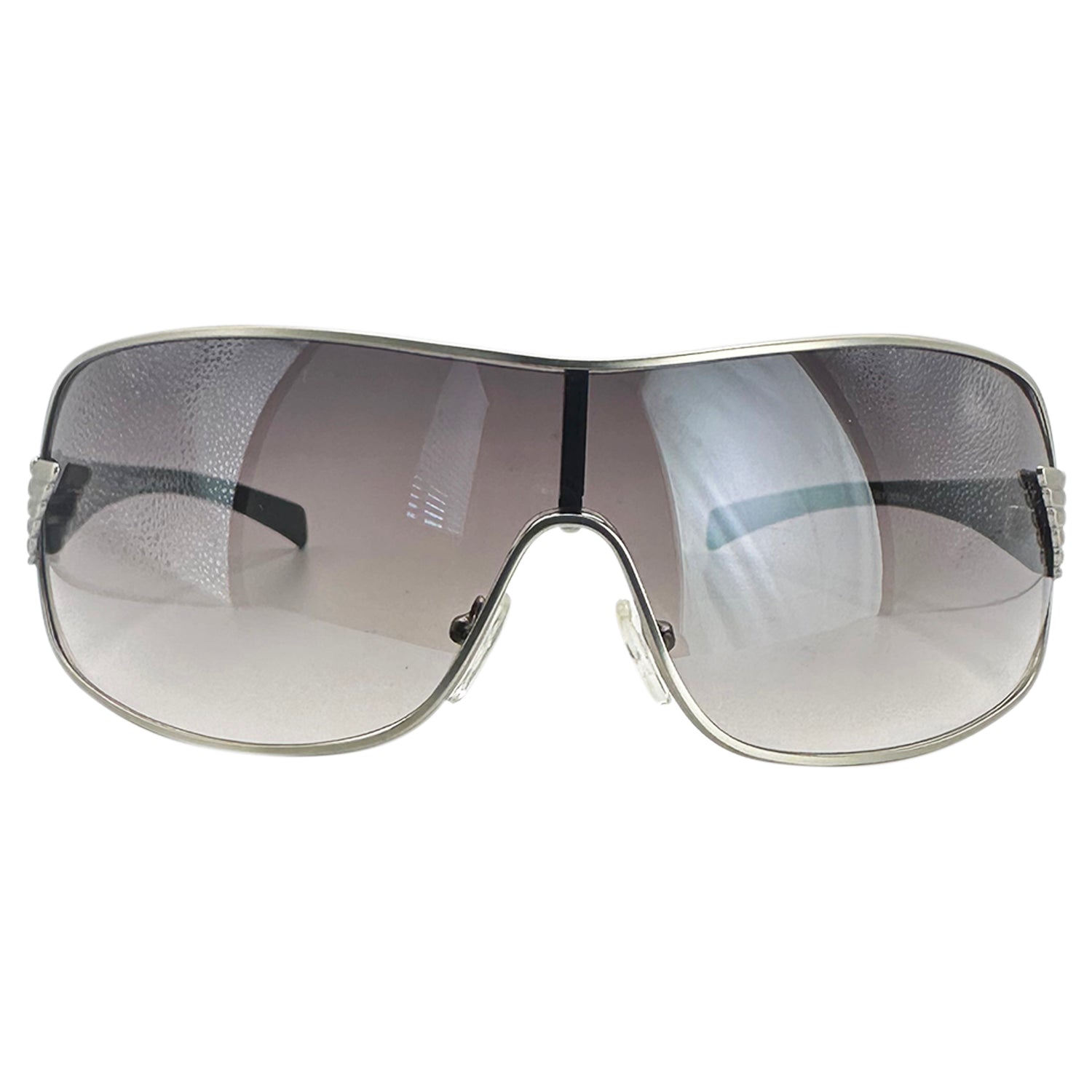 PILLOW PRINCESS Y2K ShieldsSilver/Smoke-Giant Vintage Eyewear