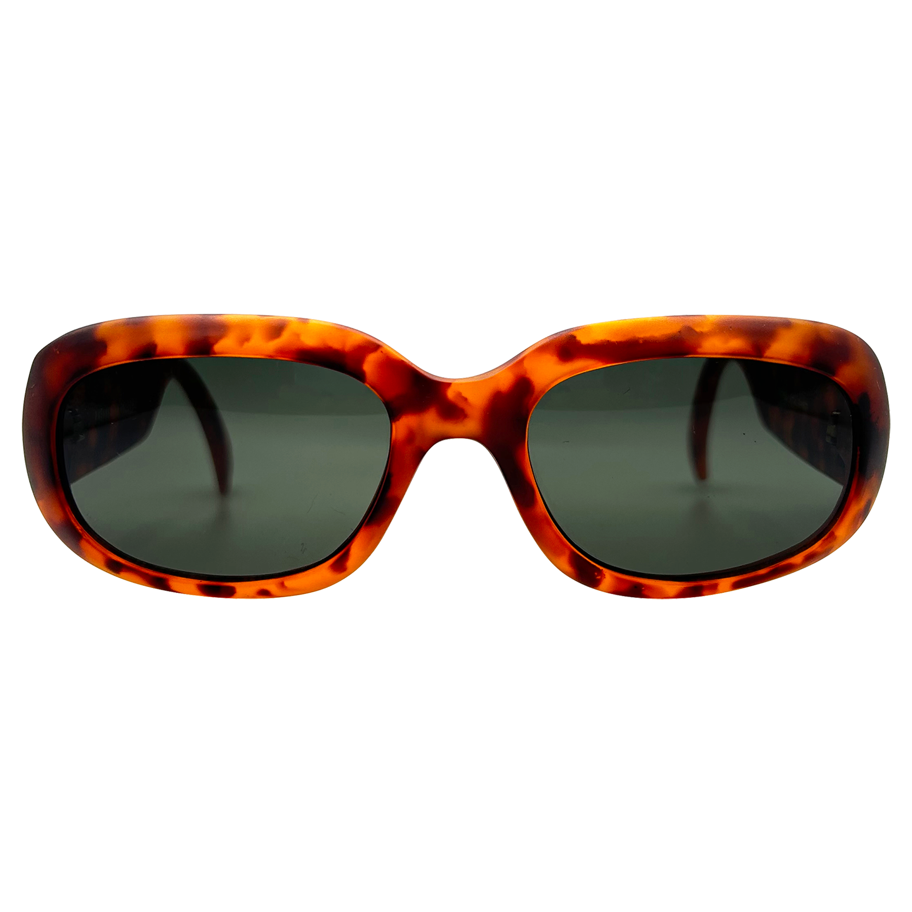 RAVE-UP Matte Tortoise/G15 Mod Square Sunglasses