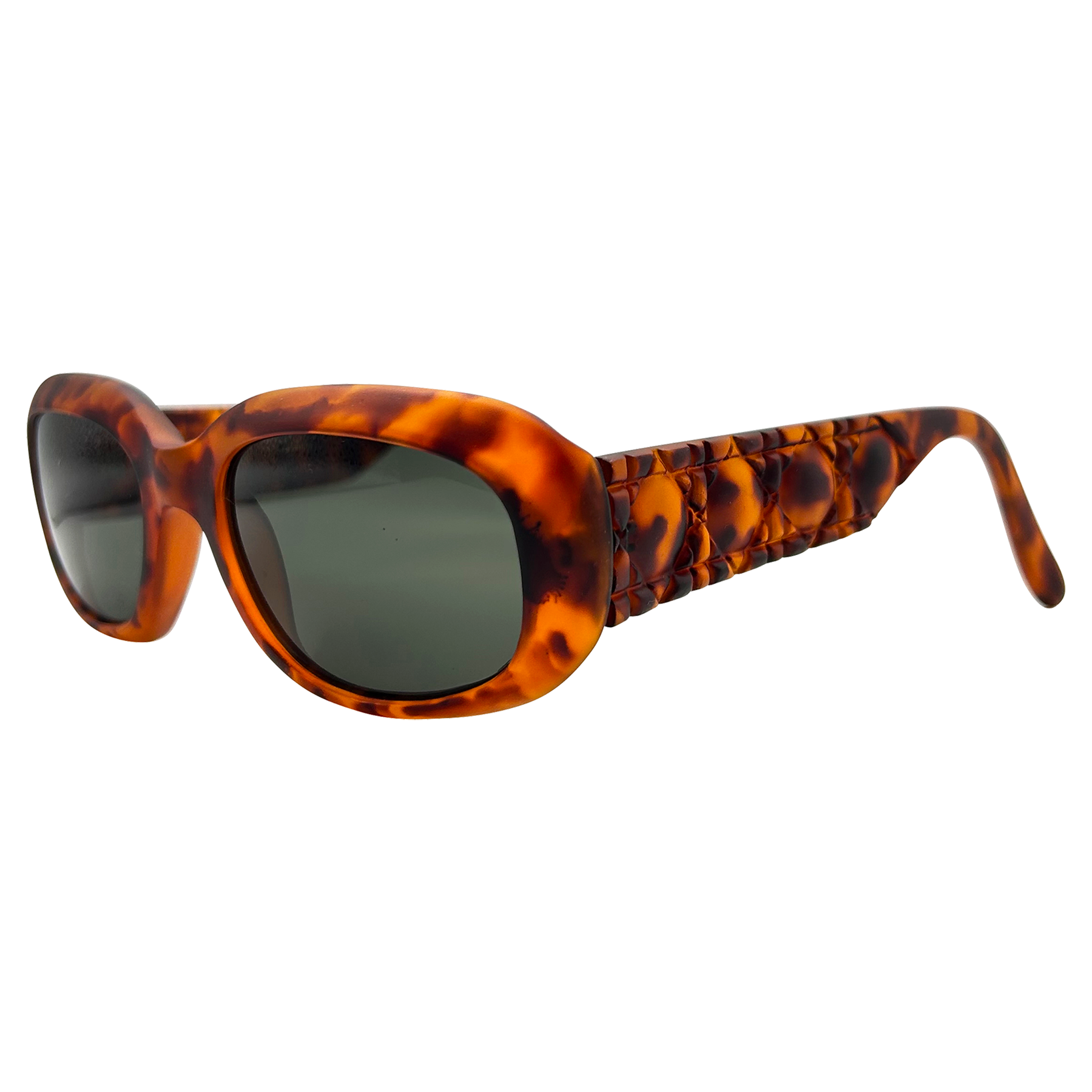 RAVE-UP Matte Tortoise/G15 Mod Square Sunglasses