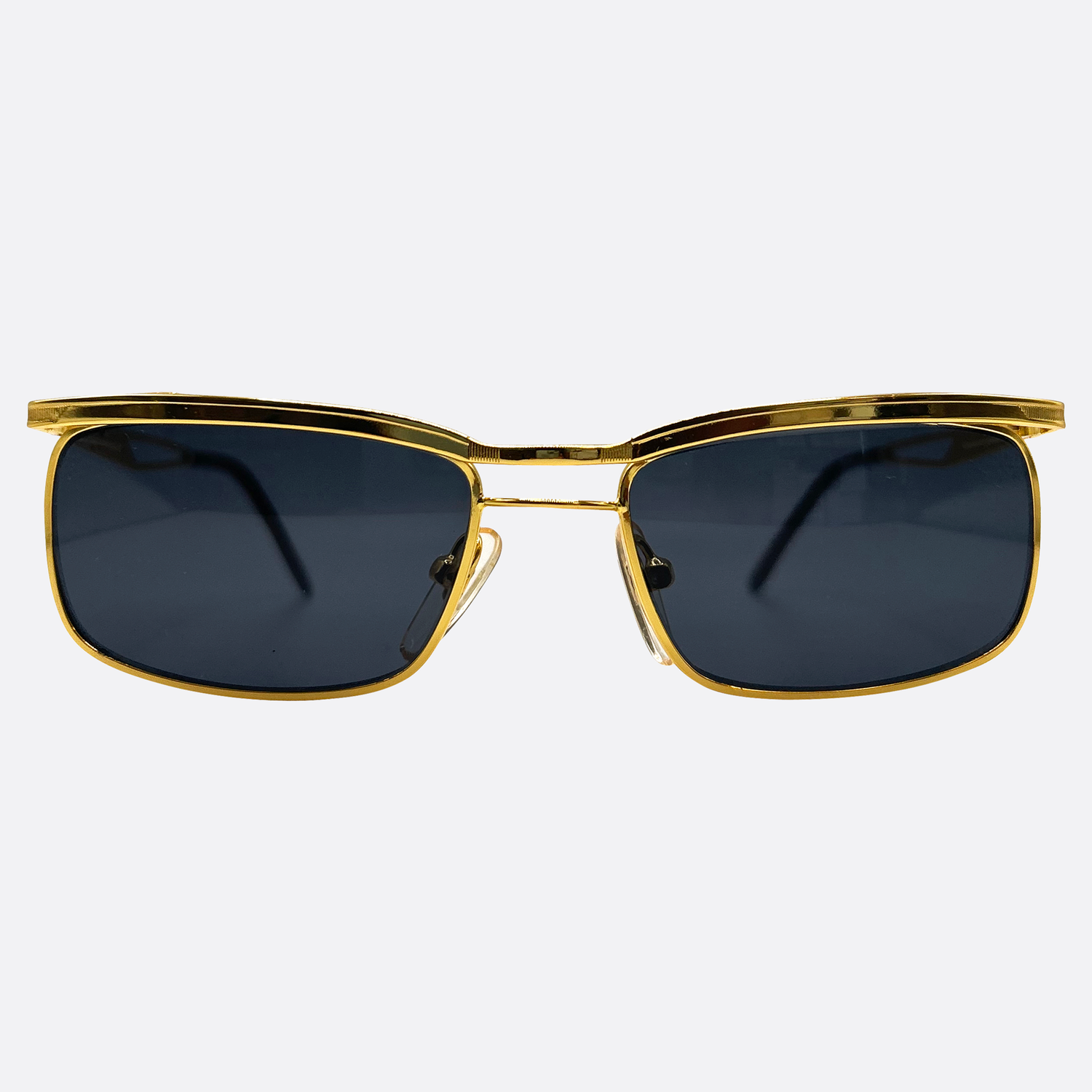 RIPPLE 90s Streetwear Sunglasses | Luxe VintageGold/Super Dark-Giant Vintage Eyewear