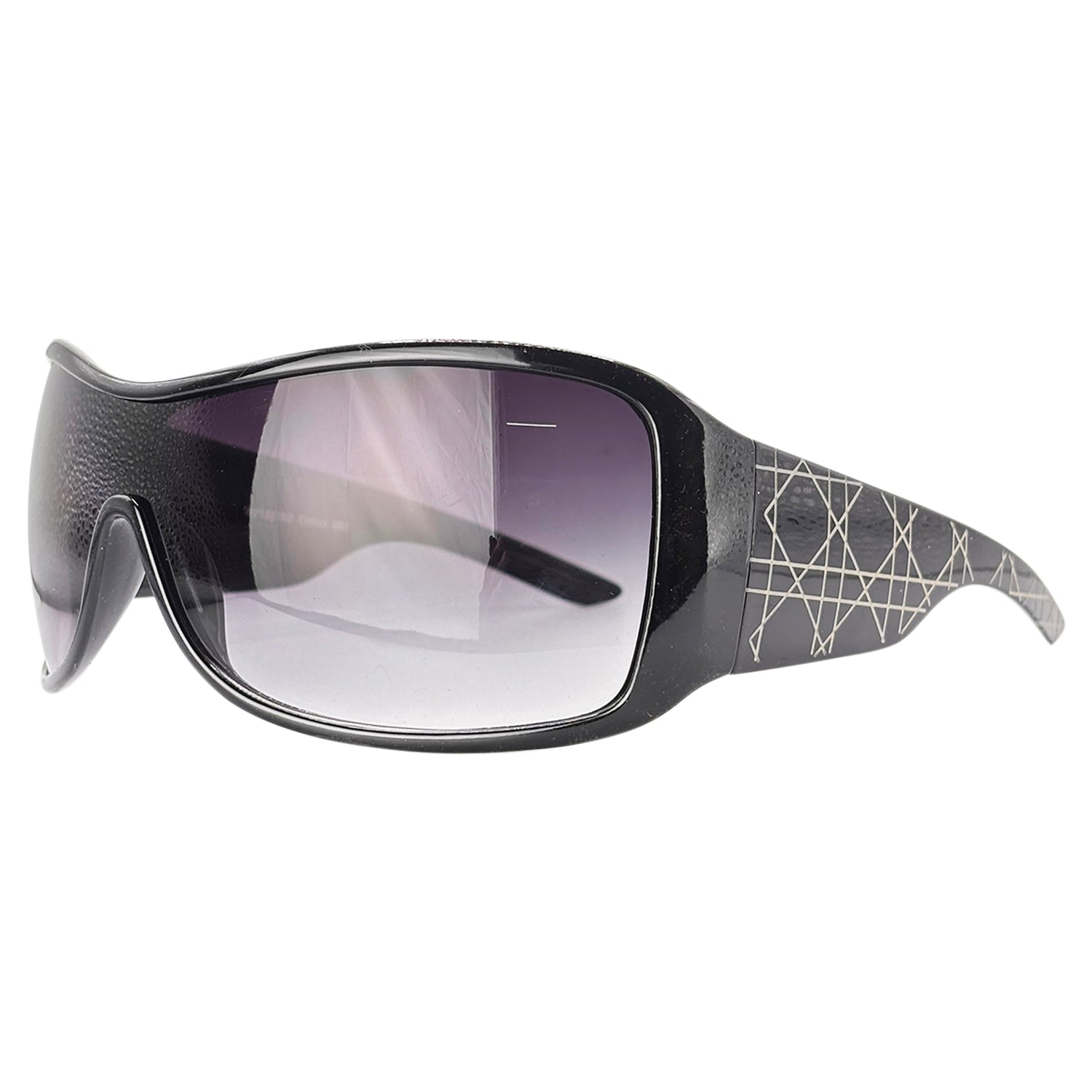 SATIN Oversized ShieldBlack/Smoke-Giant Vintage Eyewear