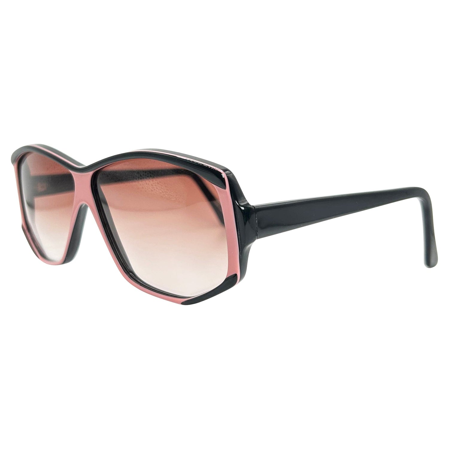 SCORE Black/Pink 80s SunglassesBlack/Pink-Giant Vintage Eyewear
