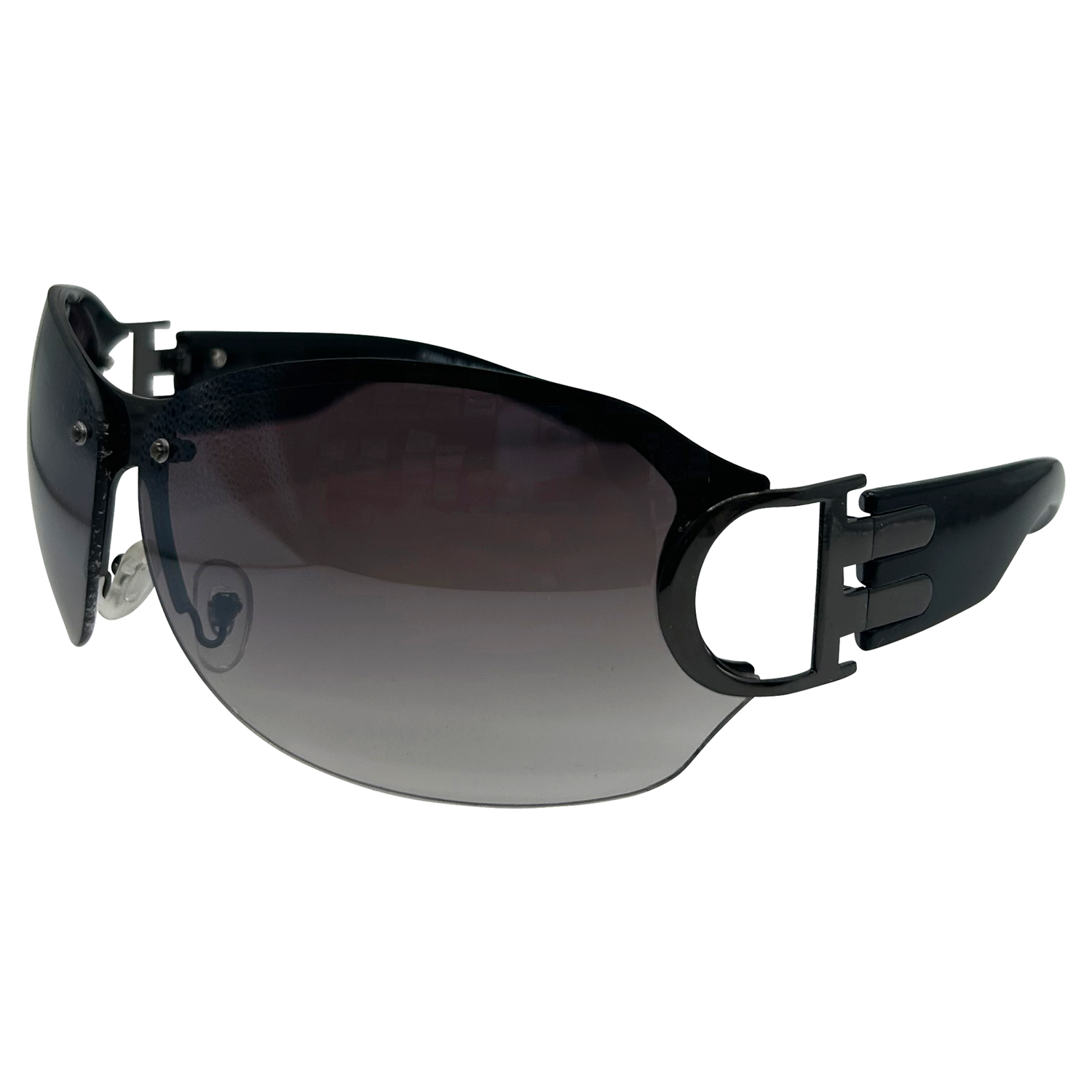 SMALLZ Shield SunglassesBlack/Smoke-Giant Vintage Eyewear