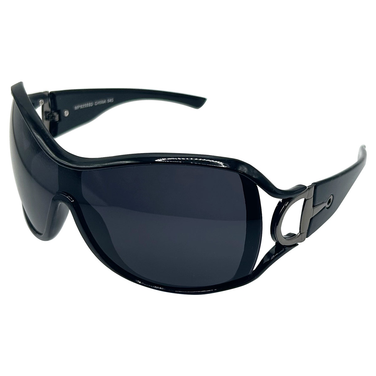 STUNT Shield Y2K SunglassesBlack/Super Dark-Giant Vintage Eyewear