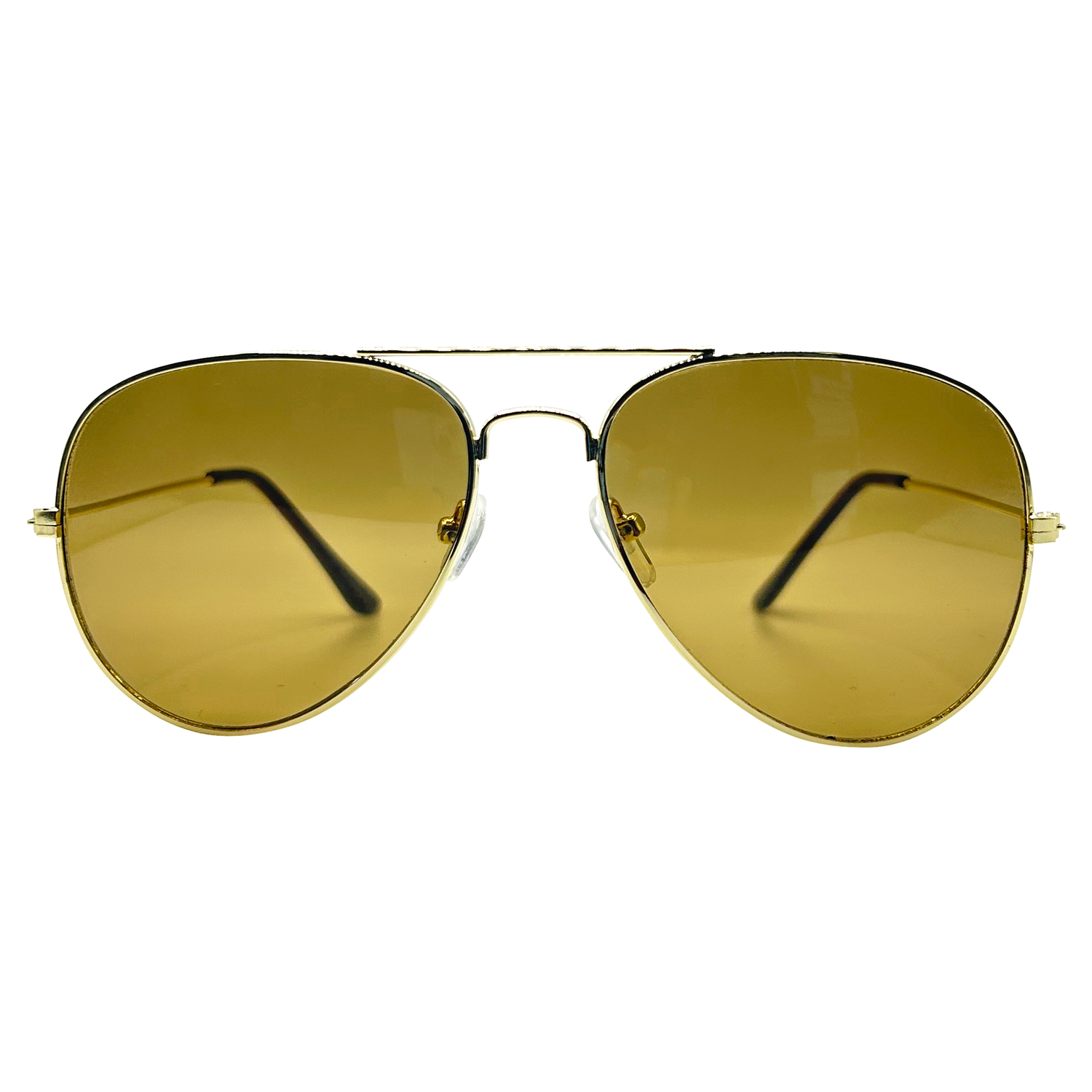 SWARM Classic Retro Teardrop Aviator SunglassesGold-Giant Vintage Eyewear