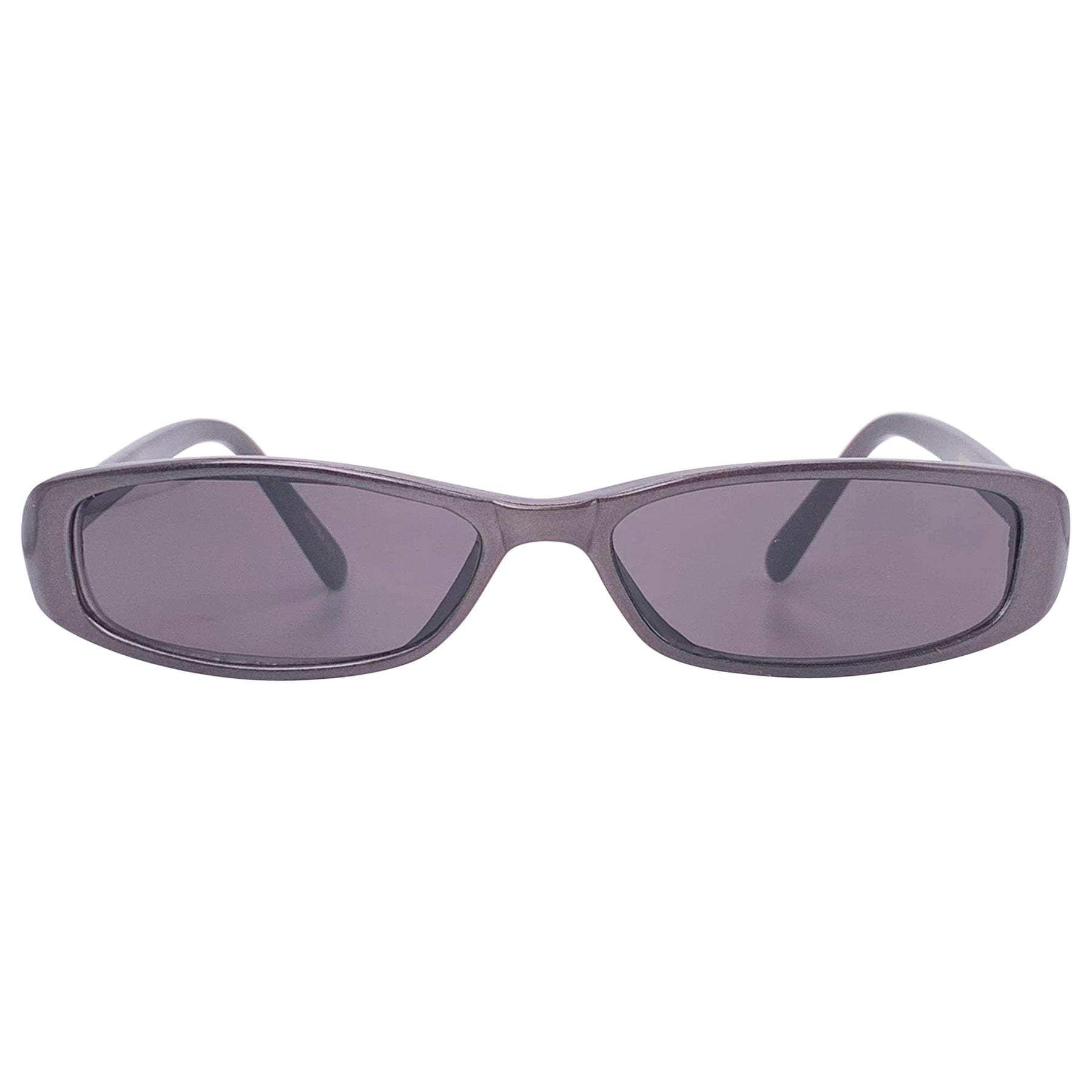 90s mens retro sunglasses with a small gray colored frame