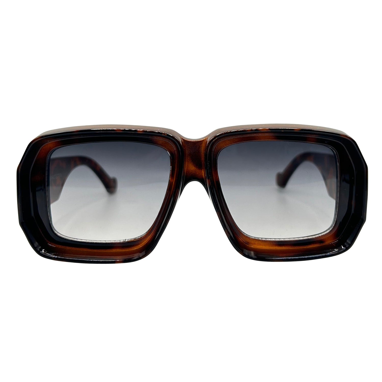 WEEKDAY Retro Square SunglassesTortoise-Giant Vintage Eyewear