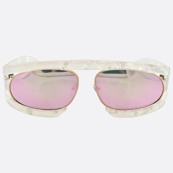 WEEZIE Pearl Avante-Garde Sunglasses | Luxe-Giant Vintage Eyewear