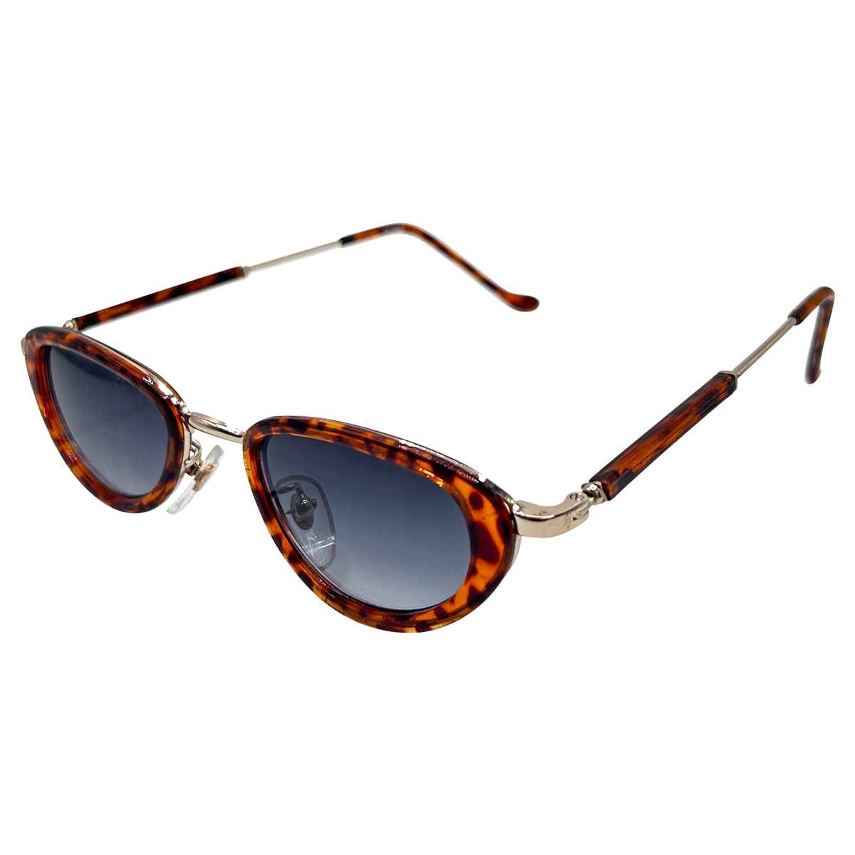 WILDE Oval Tortoise/Smoke Sunglasses | Small Fit-Giant Vintage Eyewear
