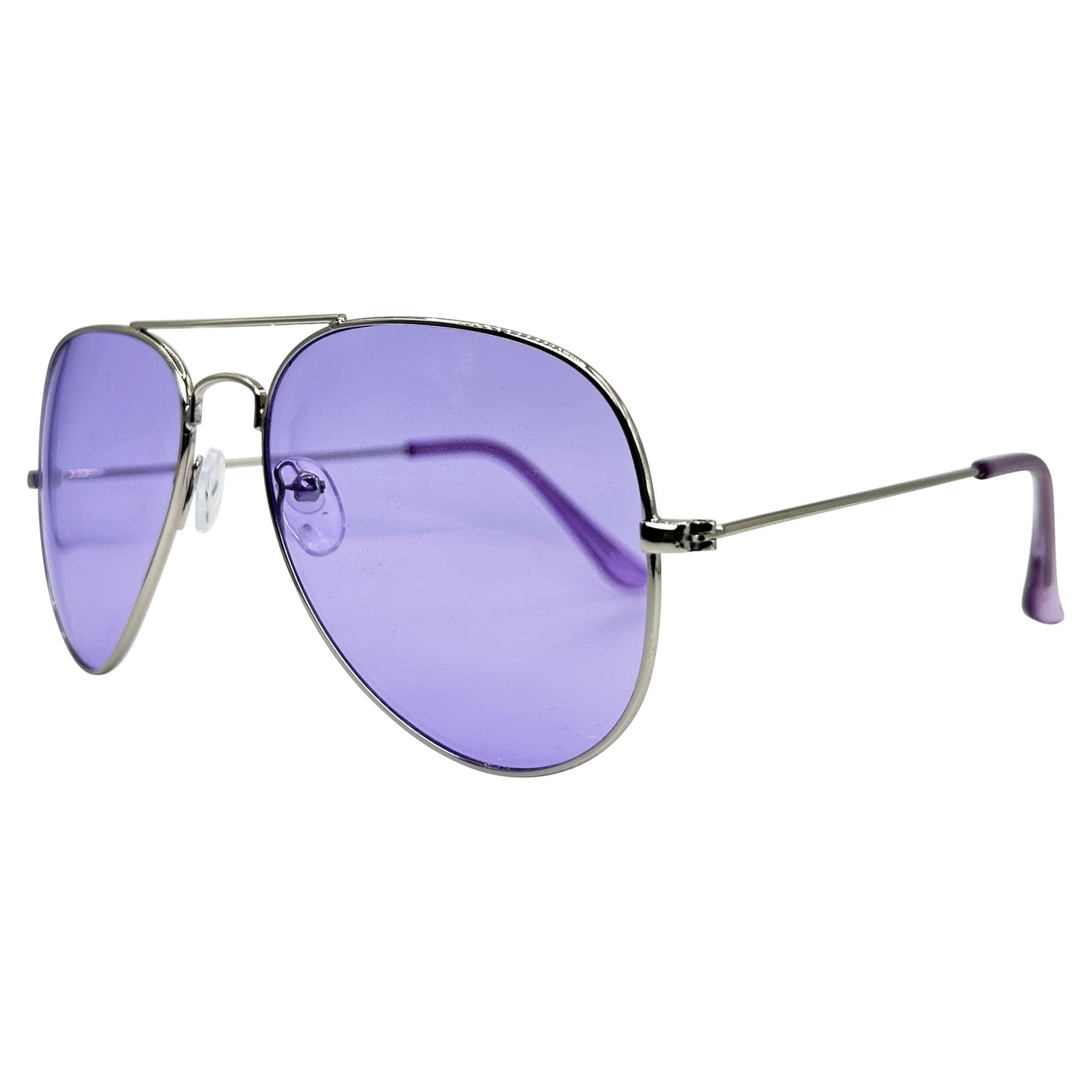 ZISSOU Colorful Aviator SunglassesPurple-Giant Vintage Eyewear