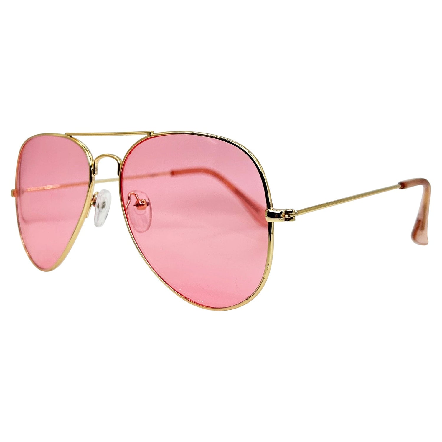 ZISSOU Colorful Aviator SunglassesLight Pink-Giant Vintage Eyewear